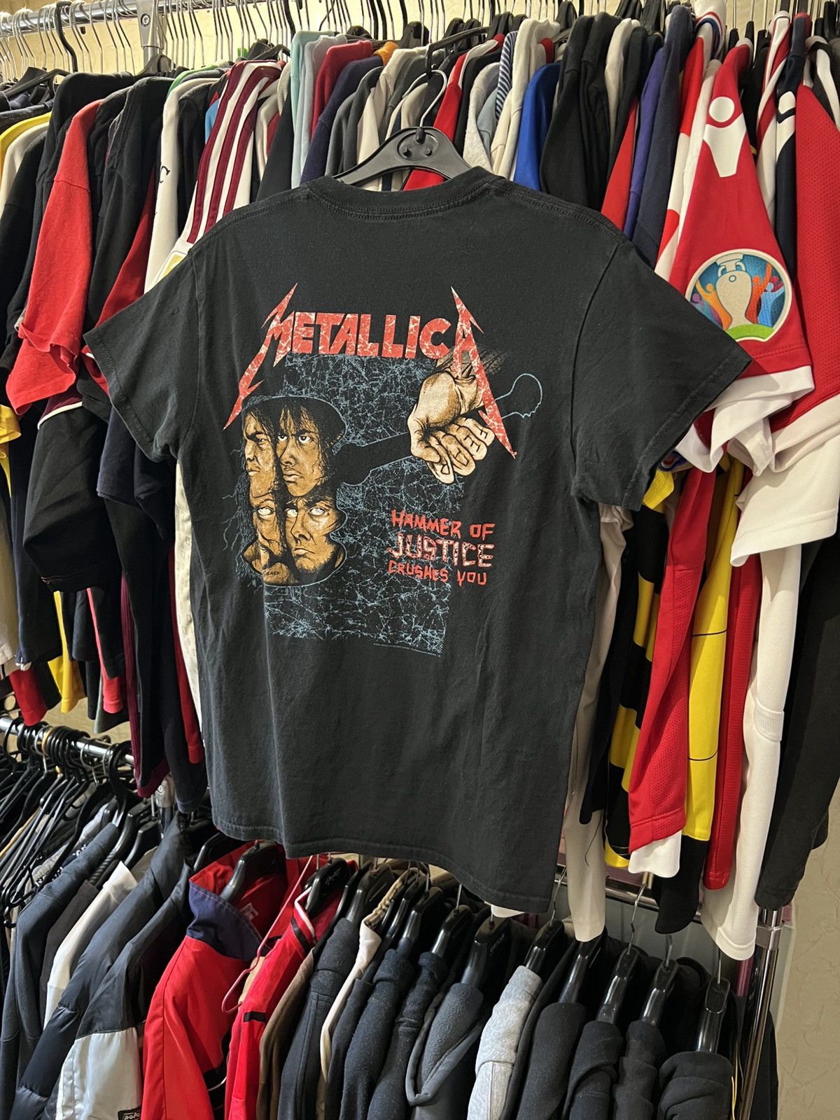 Band Tees × Vintage 1994/2008 VINTAGE METALLICA AND JUSTICE FOR ALL AOP BAND Size US S / EU 44-46 / 1 - 8 Thumbnail