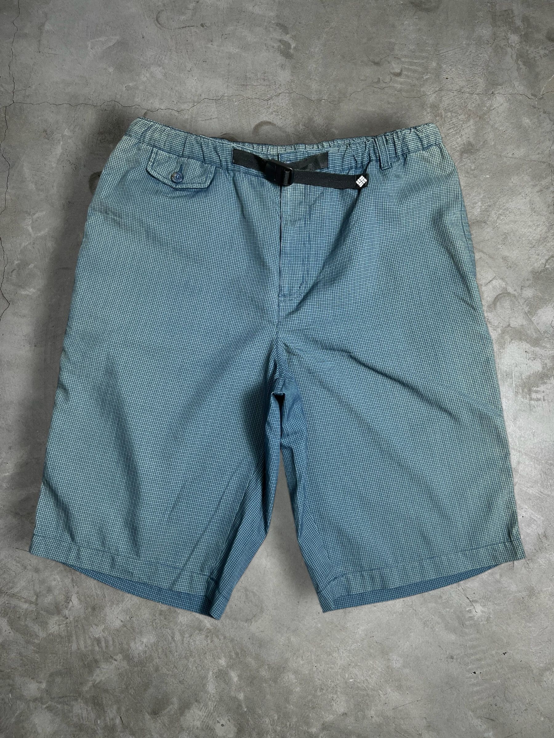 Columbia Columbia Titanium Blue Houndstooth Short JKA066 Size US 34 / EU 50 - 1 Thumbnail