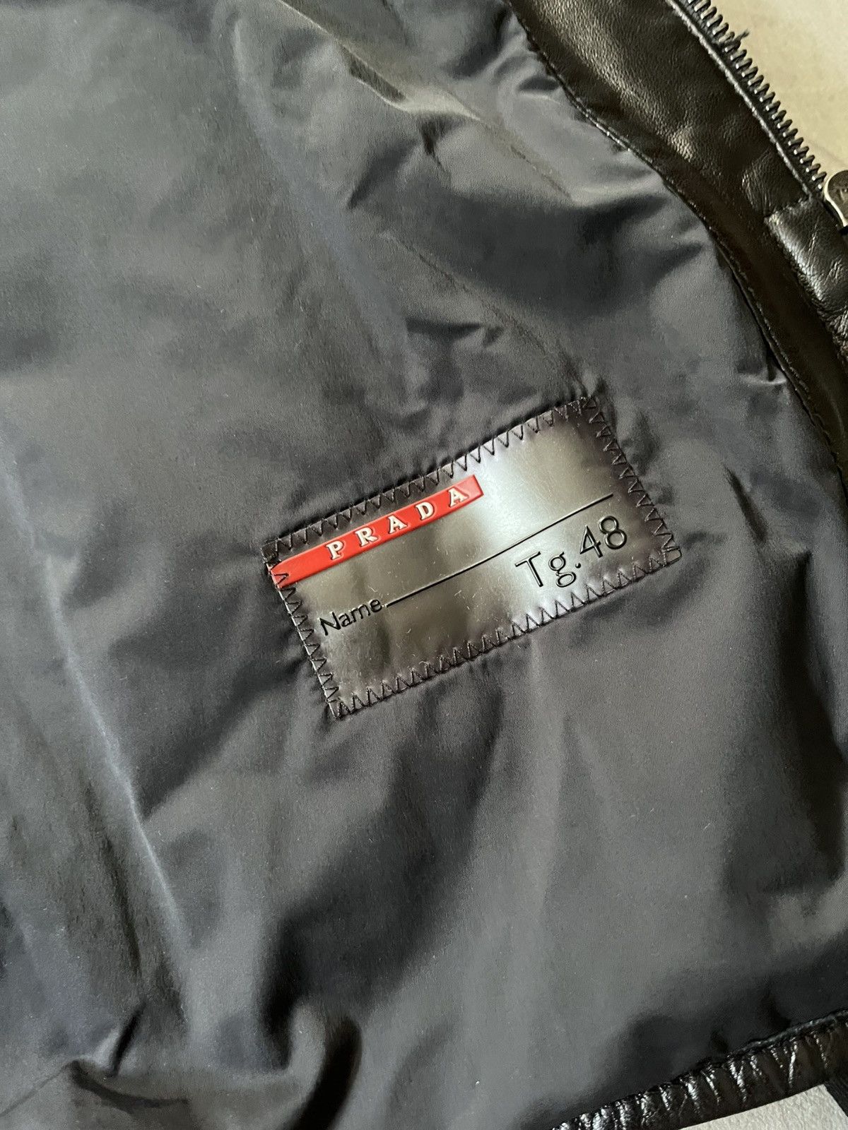 Prada Prada 2000s hybrid leather wool jacket black vintage Size US M / EU 48-50 / 2 - 12 Thumbnail