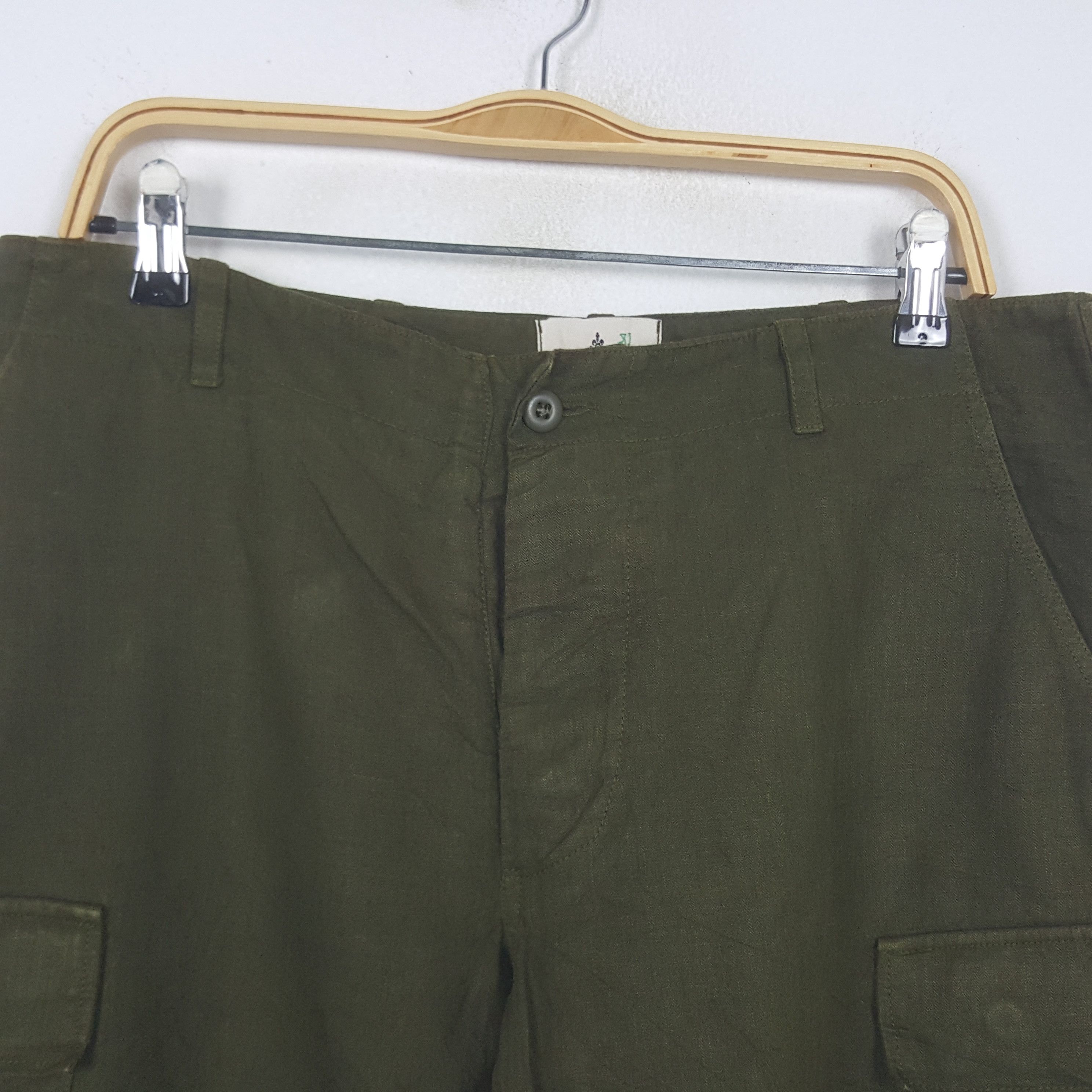 Vintage Vintage Vetenment de Travail Honnete Short Cargo Pants RR10 Size US 34 / EU 50 - 2 Thumbnail