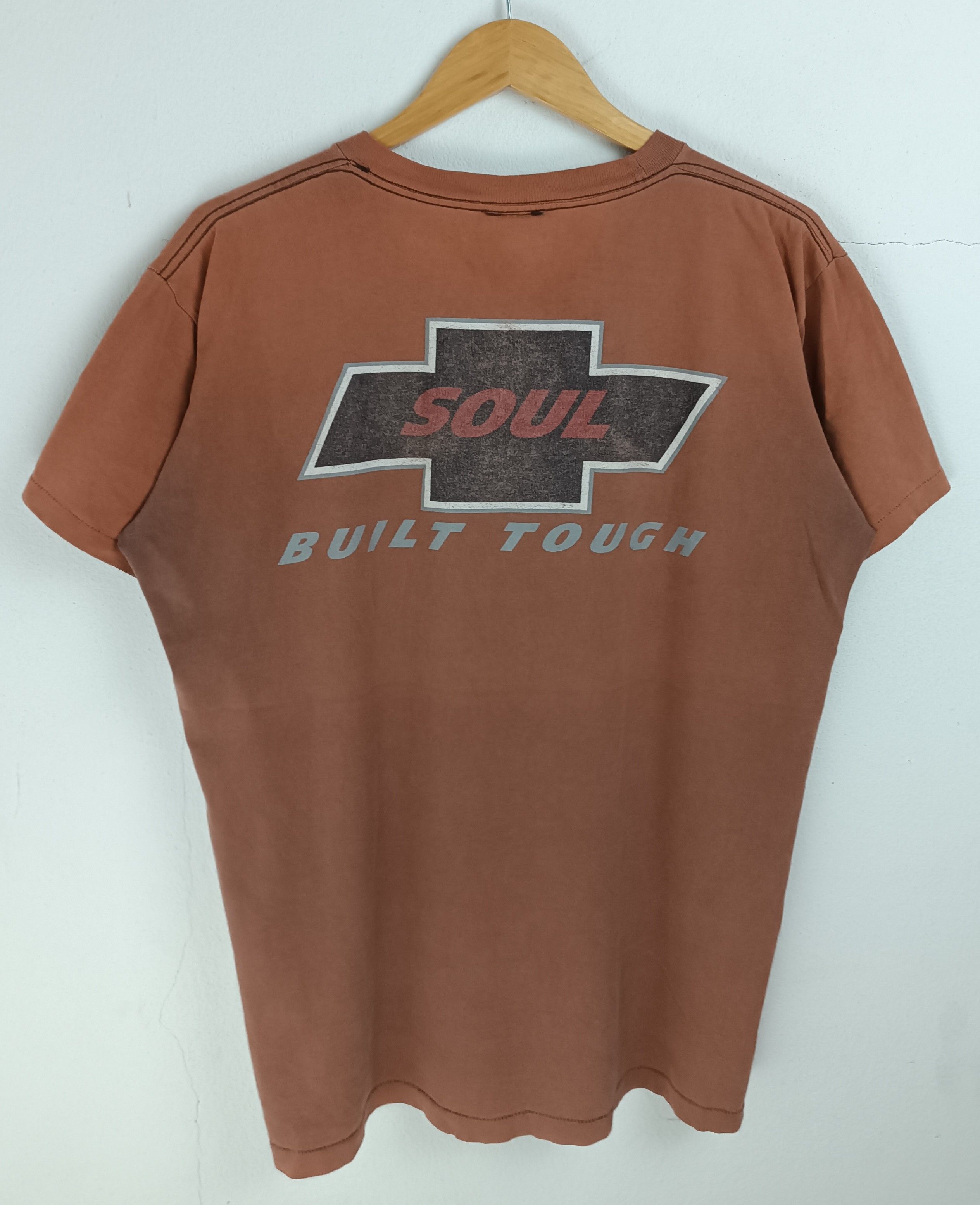 Ford VINTAGE 90'S SOUL ACID WASH CHEVY SINGLE STITCH VERY RARE Size US XL / EU 56 / 4 - 4 Thumbnail