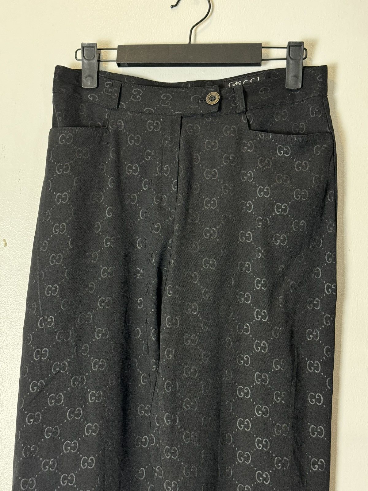 Gucci × Tom Ford Gucci | Tomford | Monogram Pants Size 28" / US 6 / IT 42 - 2 Thumbnail