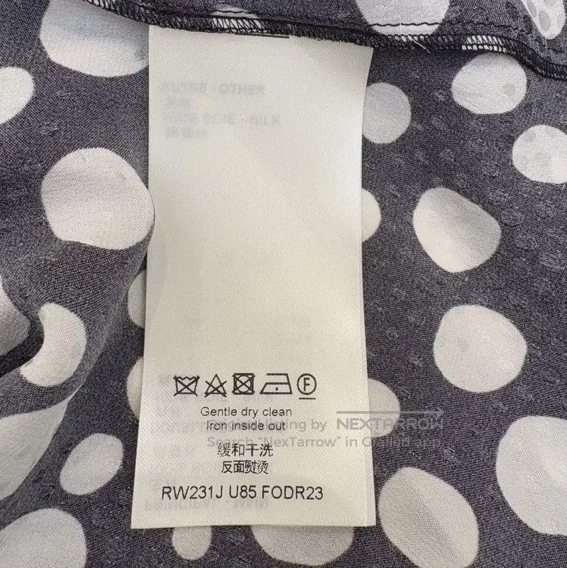 Louis Vuitton Louis Vuitton Black Polka Dot Silk Dress . Size S / US 4 / IT 40 - 6 Thumbnail