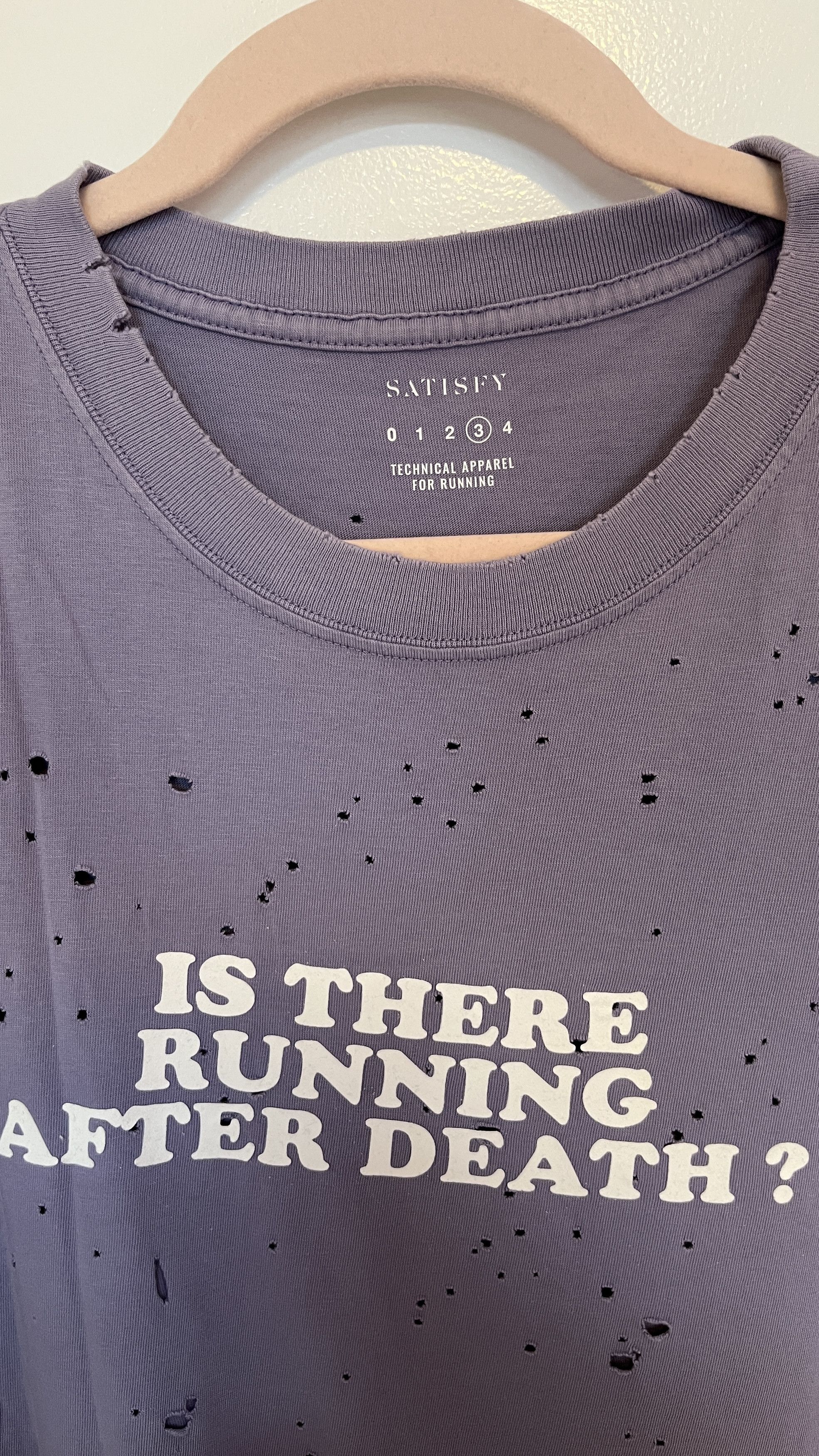 Satisfy Satisfy Running MothTech Tee Running After Death Large 🌊 Size US L / EU 52-54 / 3 - 2 Thumbnail