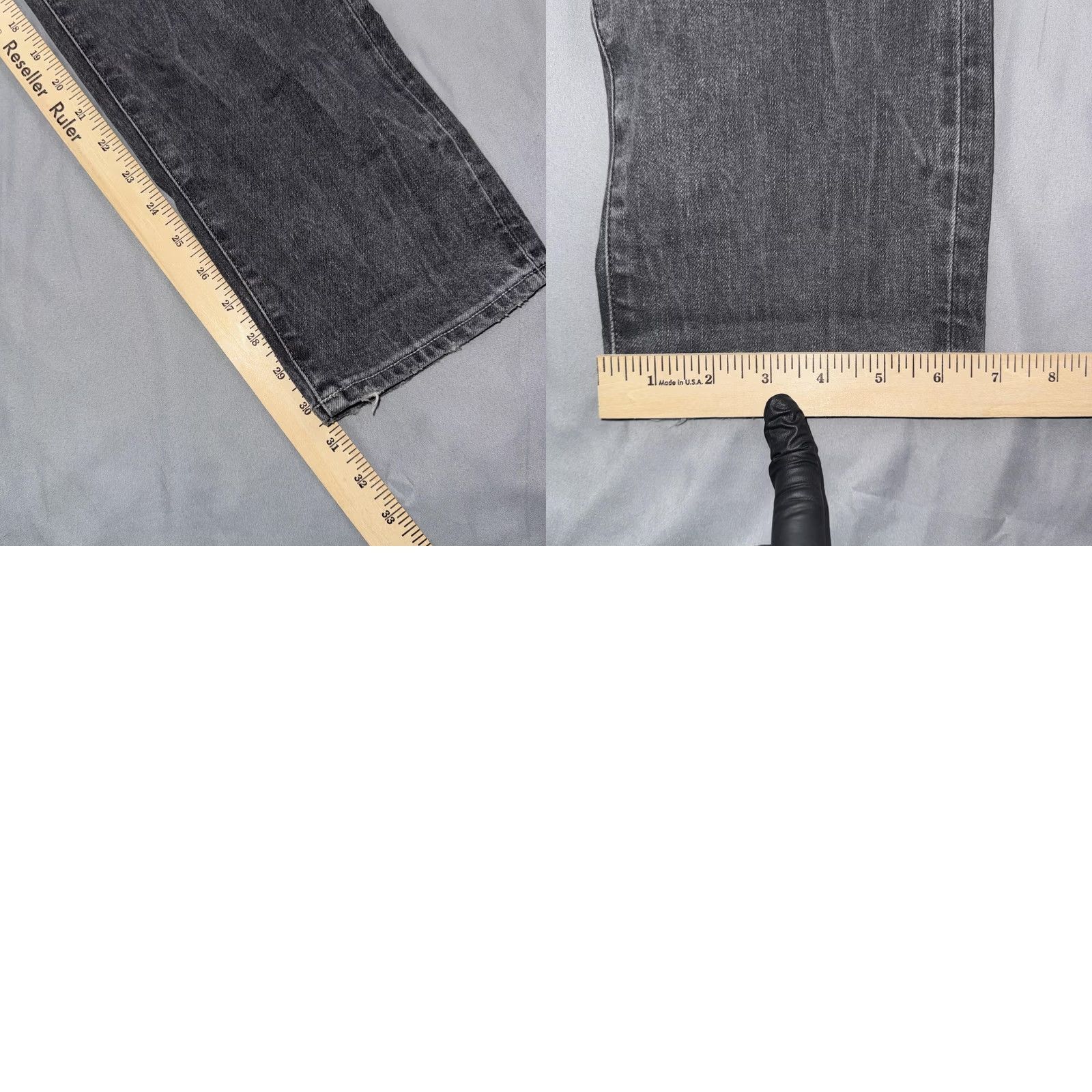 Vintage G-Star 3301 Jeans Mens 32x32 Gray Distressed Denim Slim Straight Tapered Pockets 3301 RAW 3301 Straight Tapered Chara Wash Size US 32 / EU 48 - 9 Thumbnail