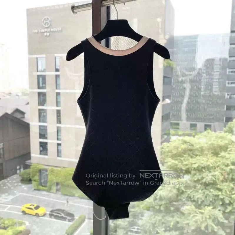 Chanel Chanel Black Polyester Women's Bodysuit . Size XXS / US 00 / IT 34 - 2 Thumbnail