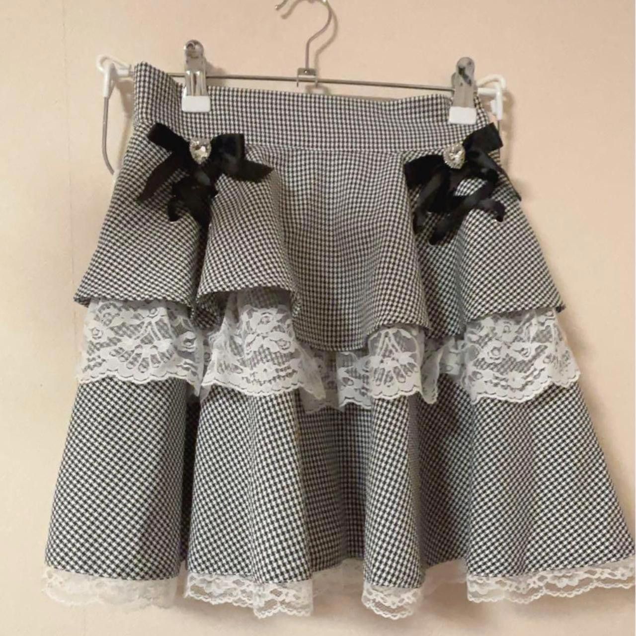 Designer Ank Rouge Women's Black and White Skirt Size 30" / US 8 / IT 44 - 1 Thumbnail