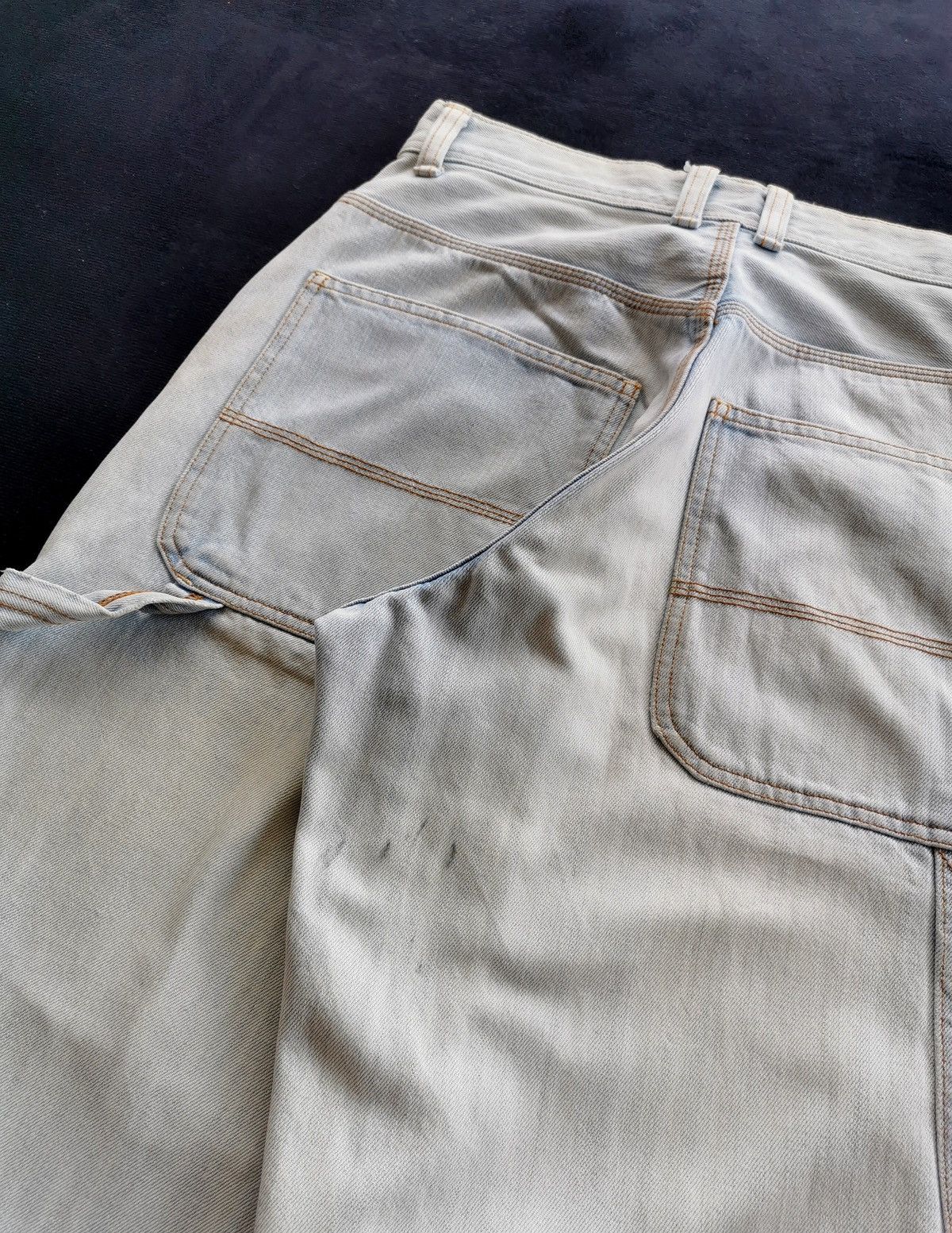 Big John Baggy Carpenter Distressed Big John Jeans Size US 28 / EU 44 - 8 Thumbnail