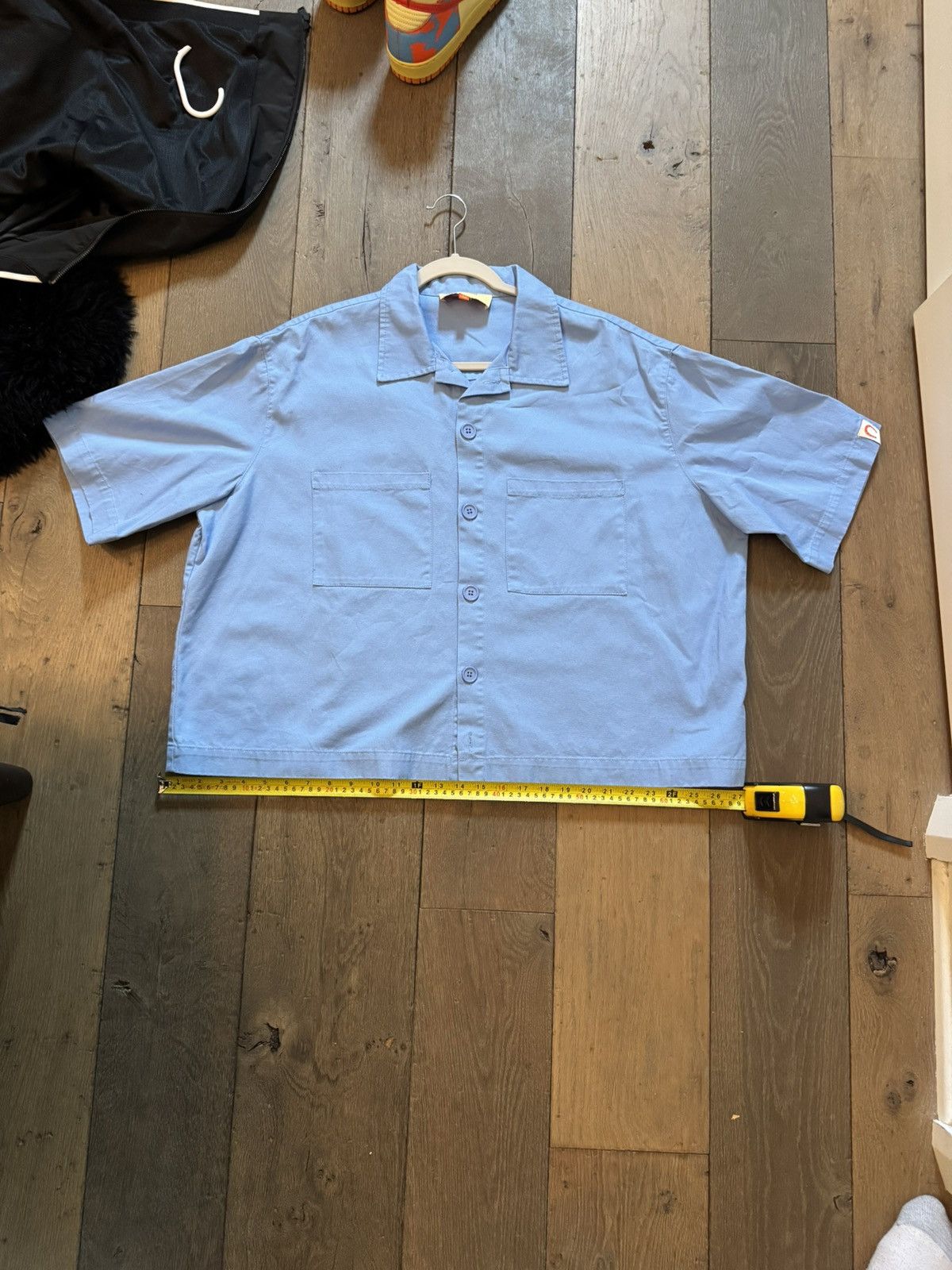 Other Custom Workwear Camp Blue Short Sleeve Button-Up Size Size US L / EU 52-54 / 3 - 1 Thumbnail