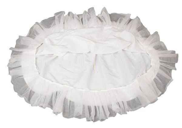 Other Comme Des Garcons size S White Retro Yarn Design Skirt Size 24" / US 00 / IT 34 - 8 Thumbnail