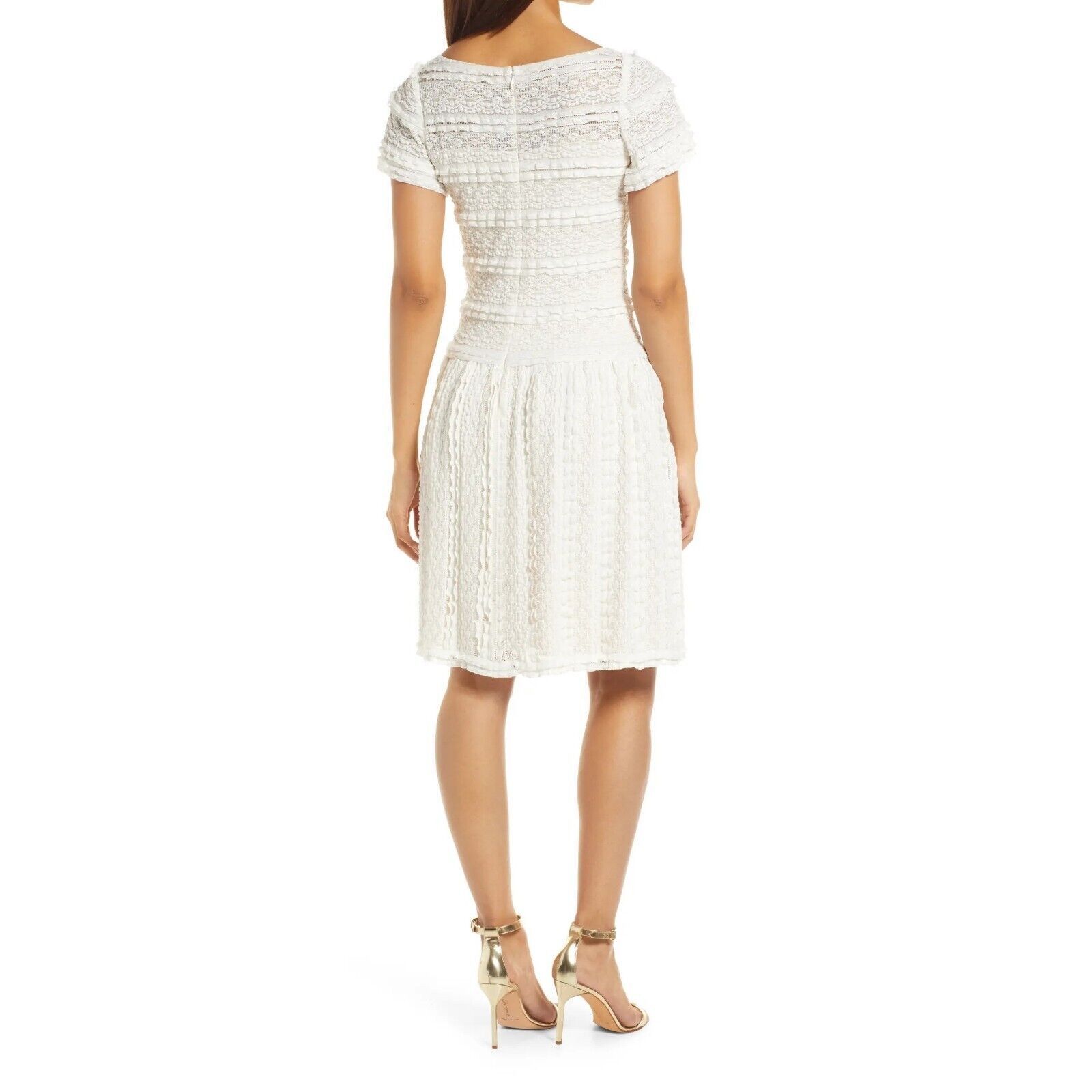 Tadashi Shoji SHO by Tadashi Shoji Women Drop Waist Cocktail Dress Size L Size L / US 10 / IT 46 - 2 Thumbnail