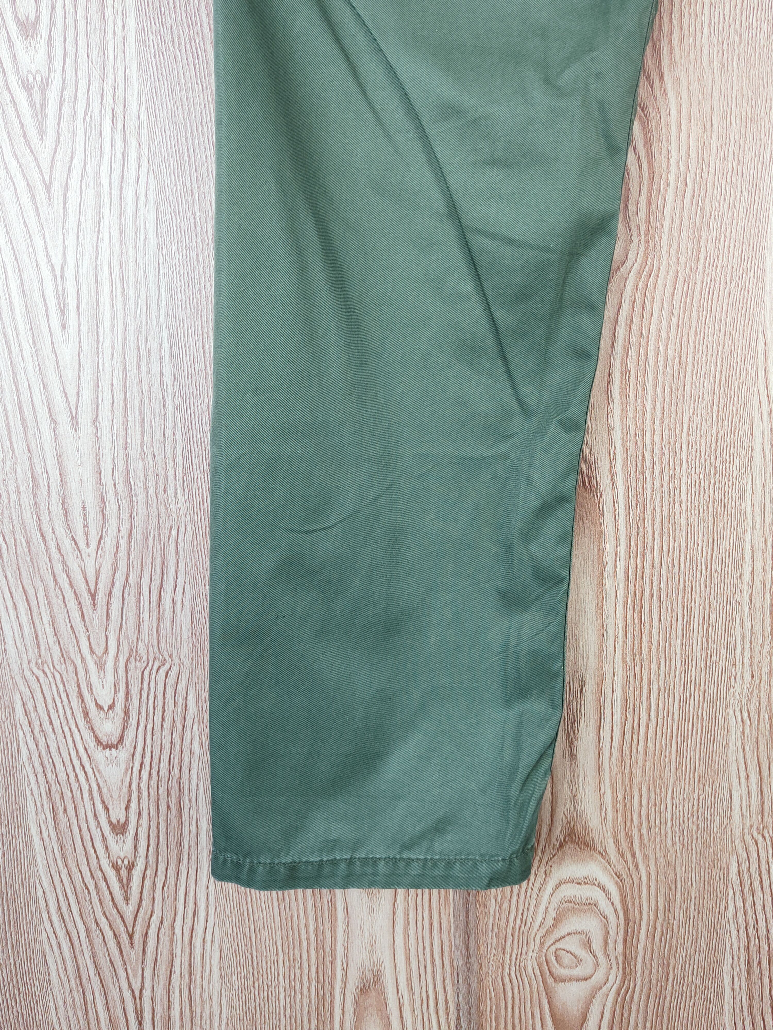Japanese Brand Natural Beauty Basic Green Multipocket Cargo Pants #W926 Size US 29 - 9 Thumbnail