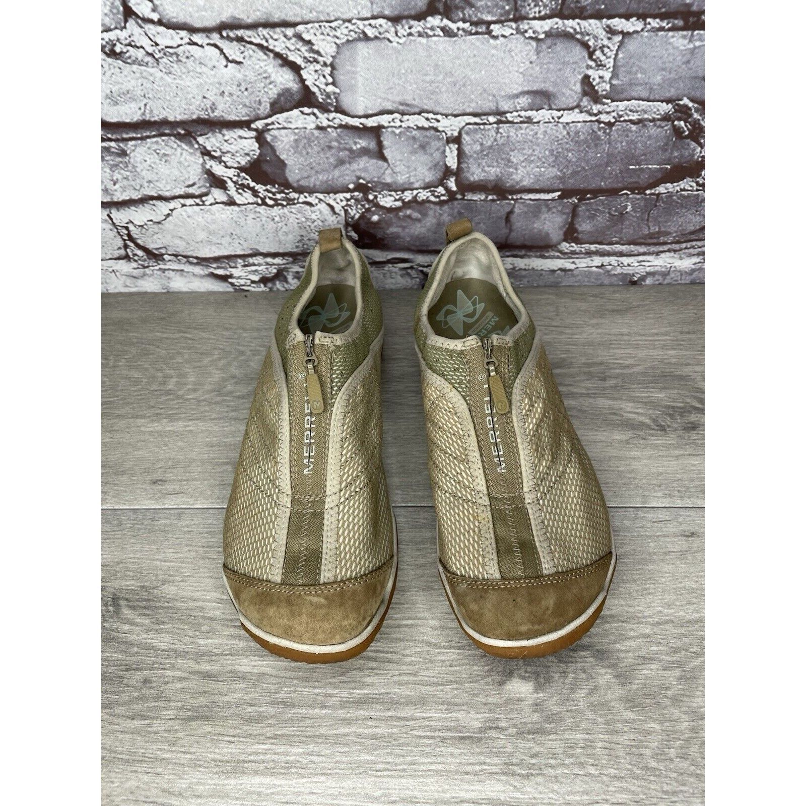 Merrell Merrell Lorelei Zip Deep Tan Synthetic Sneakers Shoes Women Size US 9 / IT 39 - 20 Thumbnail