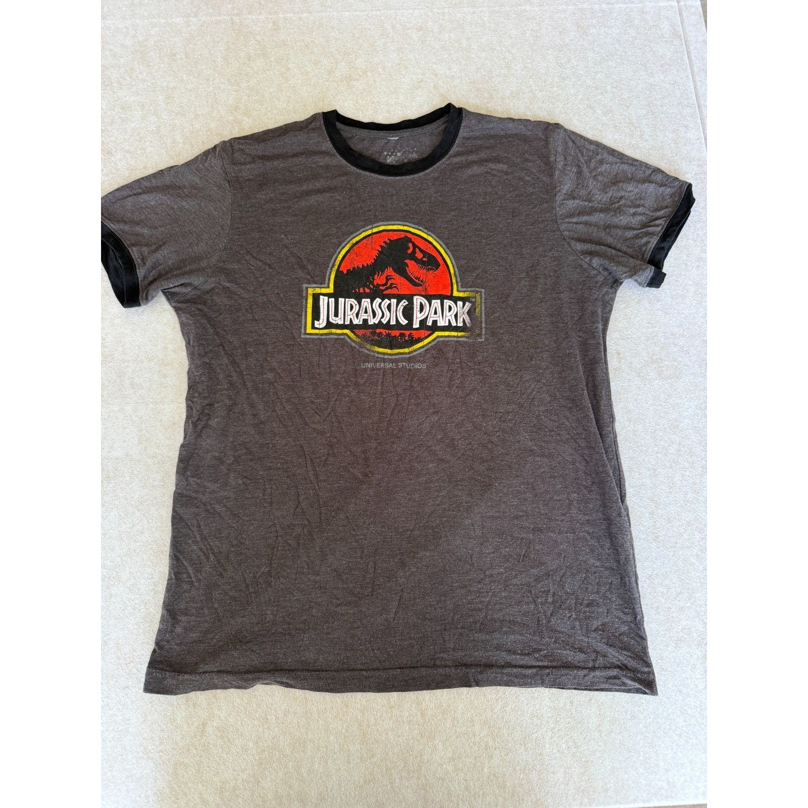 Universal Studios Jurassic Park T Shirt Mens Large Gray Universal Studios 104 Size US L / EU 52-54 / 3 - 1 Thumbnail