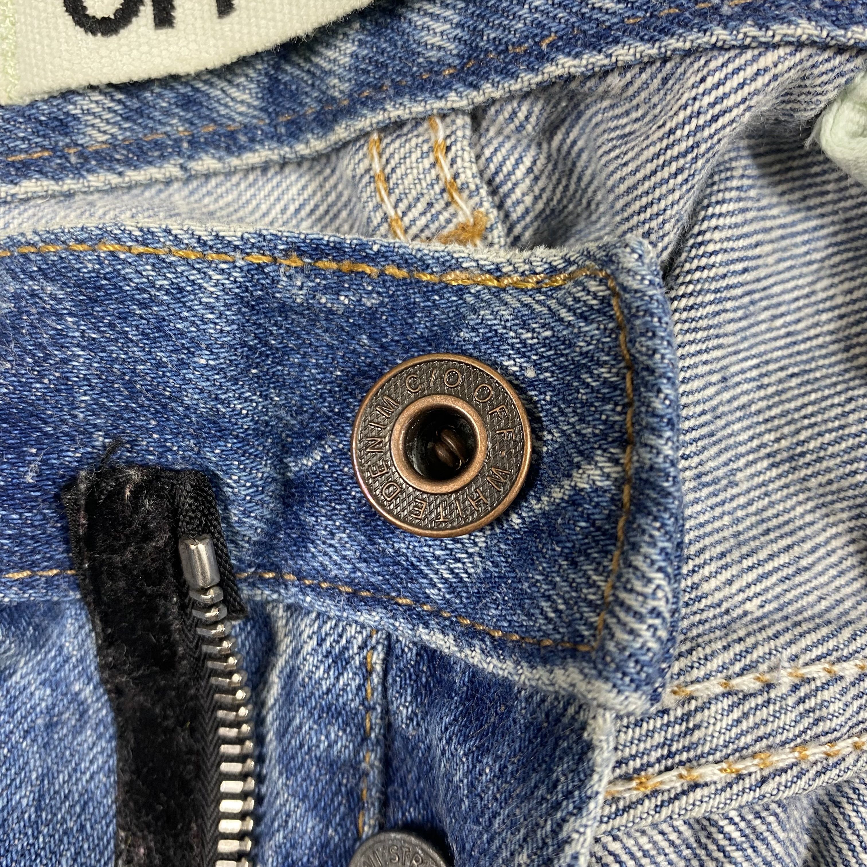 Levi's × Off-White × Virgil Abloh Distressed Blue Vintage Levi's 501 x Off White 29x24-JN3942 Size US 29 - 5 Thumbnail