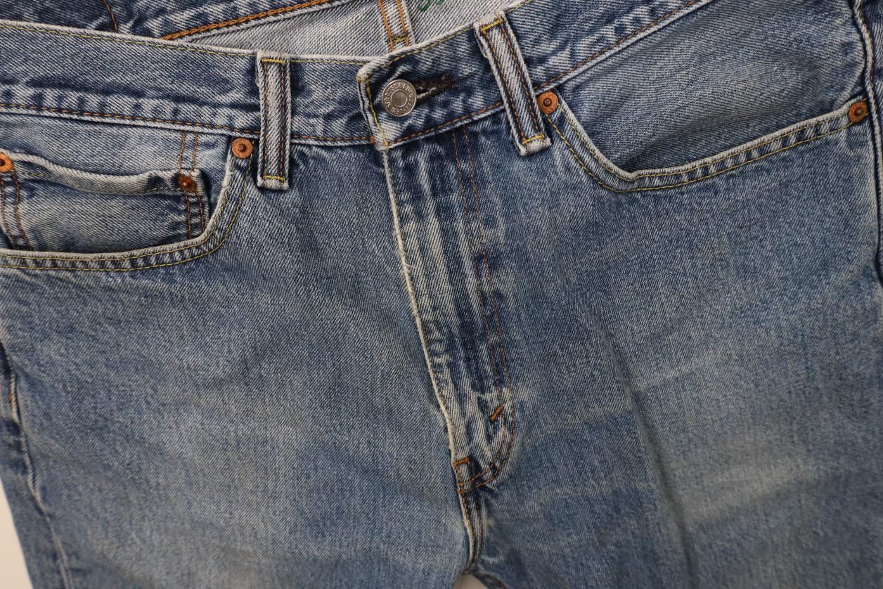 Levi's Vintage Y2K Levis 505 Regular Straight Leg Denim Jeans Blue Size US 35 - 7 Thumbnail