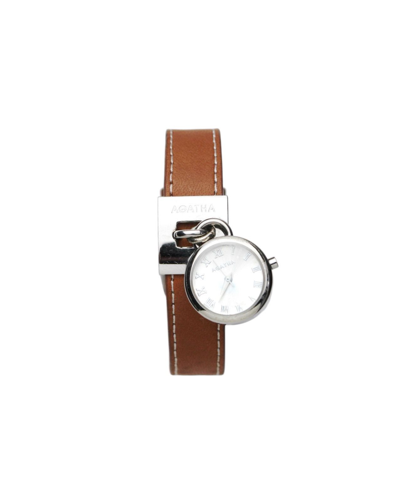 Vintage SS2025 AGATHA PARIS CHARM LEATHER WATCH Size ONE SIZE - 2 Thumbnail