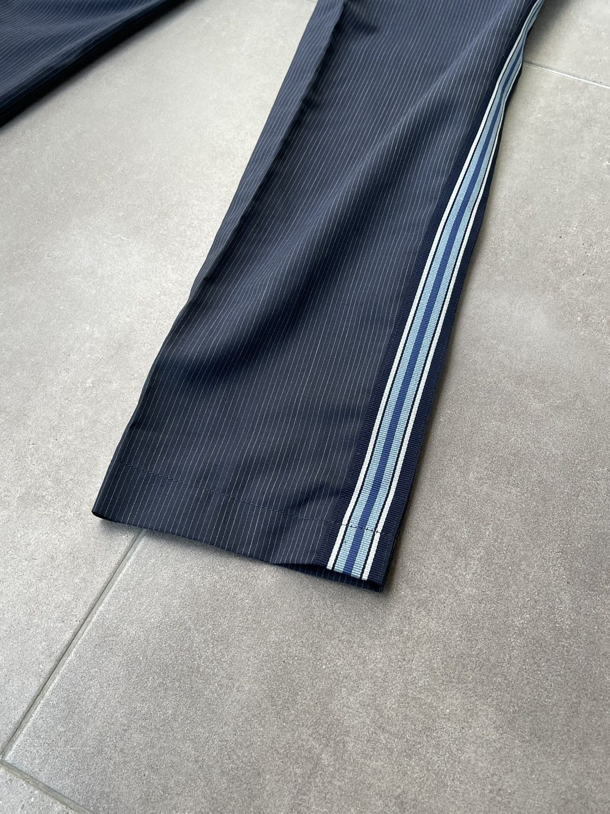 Zadig & Voltaire !DS! Zadig & Voltaire Paddy Stripe Wool Navy Casual Pants Size US 30 / EU 46 - 15 Thumbnail
