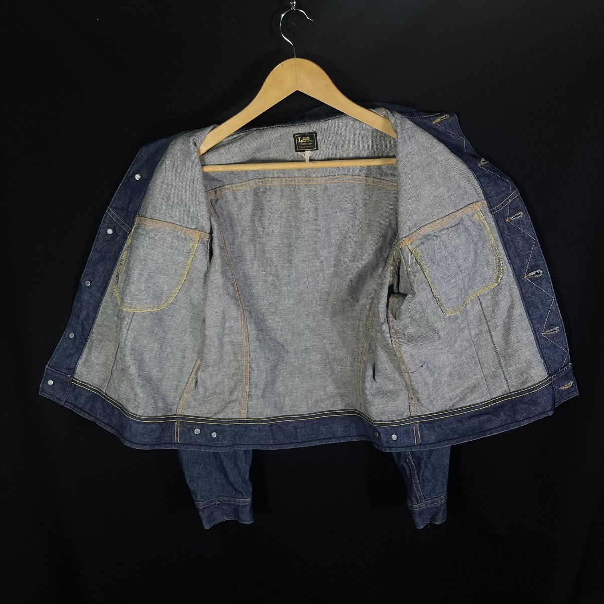 Lee Vintage Lee Sanforized Denim 101J Trucker Jacket Size US M / EU 48-50 / 2 - 10 Thumbnail