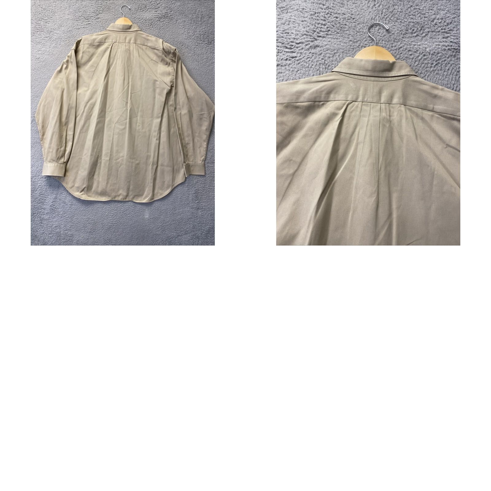 Vintage VINTAGE Polo Ralph Lauren Mens Shirt Long Sleeve Collared Khaki 2XL Cotton Casual Travel Size US XXL / EU 58 / 5 - 8 Thumbnail