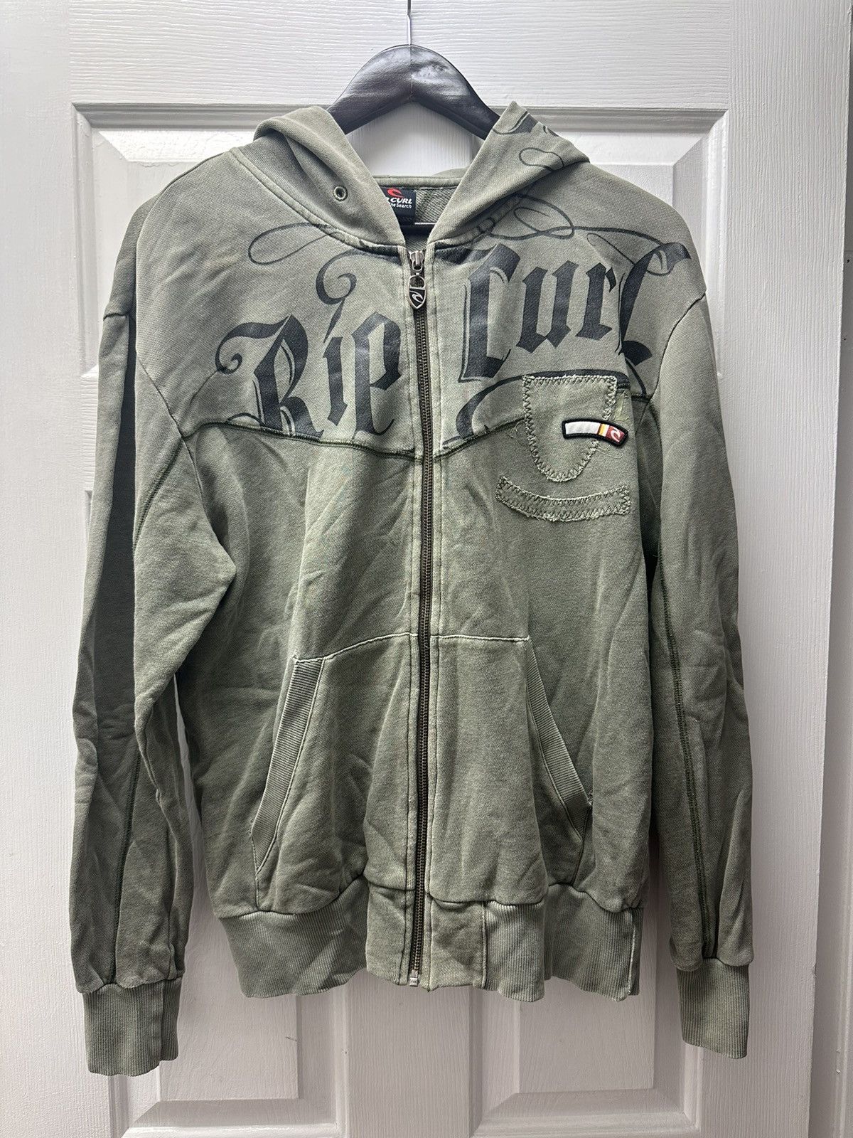 Rip Curl Rip Curl Vintage Y2K 2000’s Graphic Hoodie Surfing Size US S / EU 44-46 / 1 - 10 Thumbnail