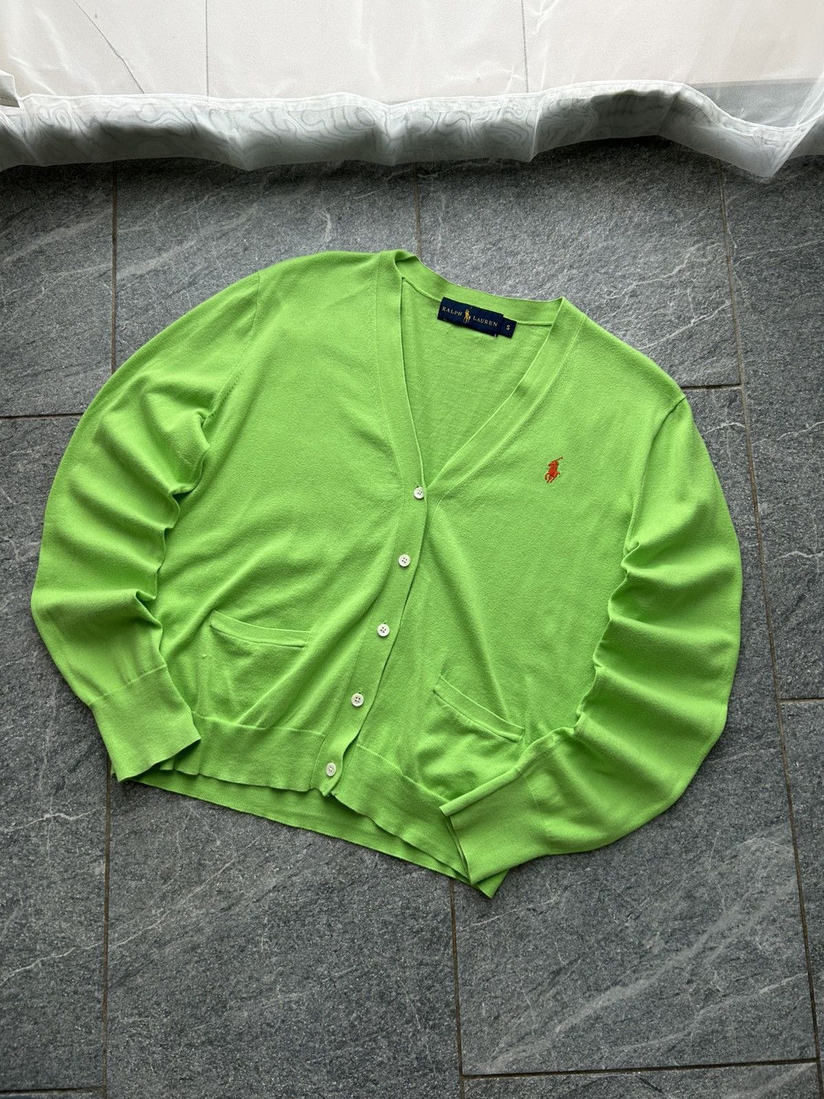 Polo Ralph Lauren Vintage sweatshirt cardigan green PRL polo Ralph Lauren Size S / US 4 / IT 40 - 6 Thumbnail