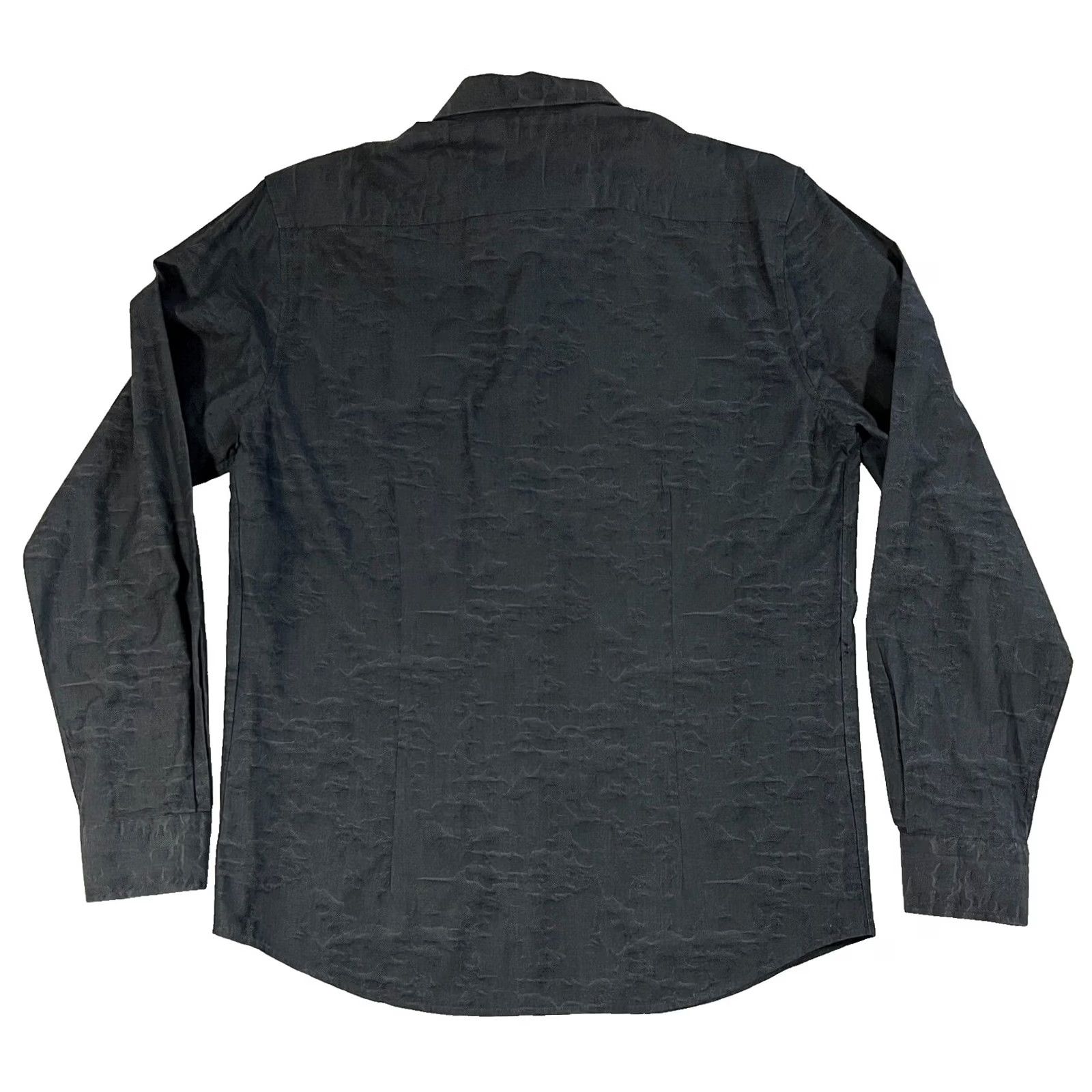 Robert Graham VINTAGE Robert Graham Men’s Button-Up Jacquard Shirt Tailored Size L Gray Cotton Modern American Size US L / EU 52-54 / 3 - 4 Thumbnail
