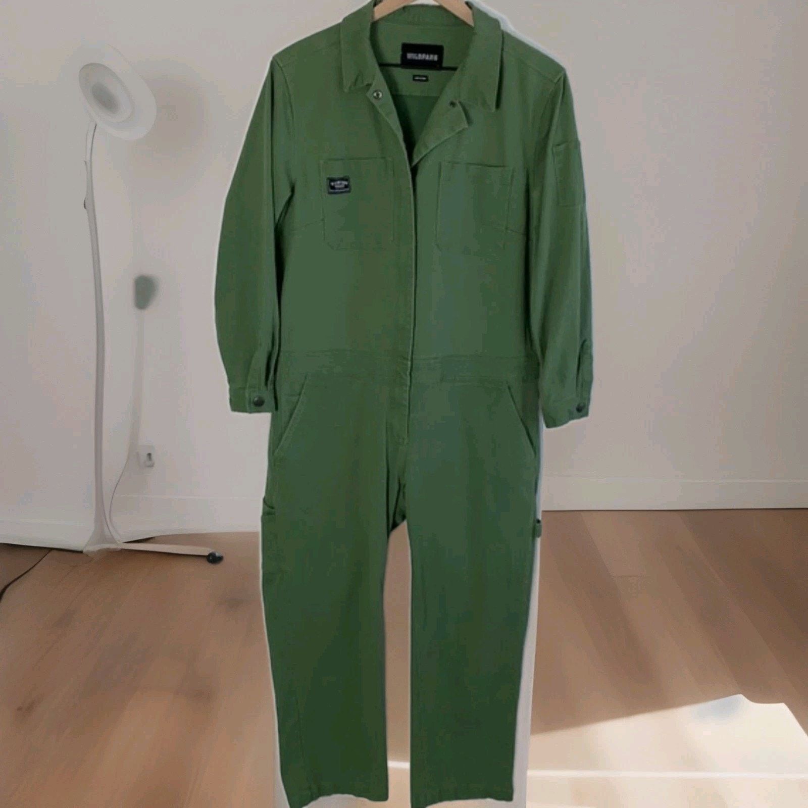Wildfang Wildfang The Essential Brushed Coverall Cotton Stitches L Size 27" / US 4 / IT 40 - 7 Thumbnail