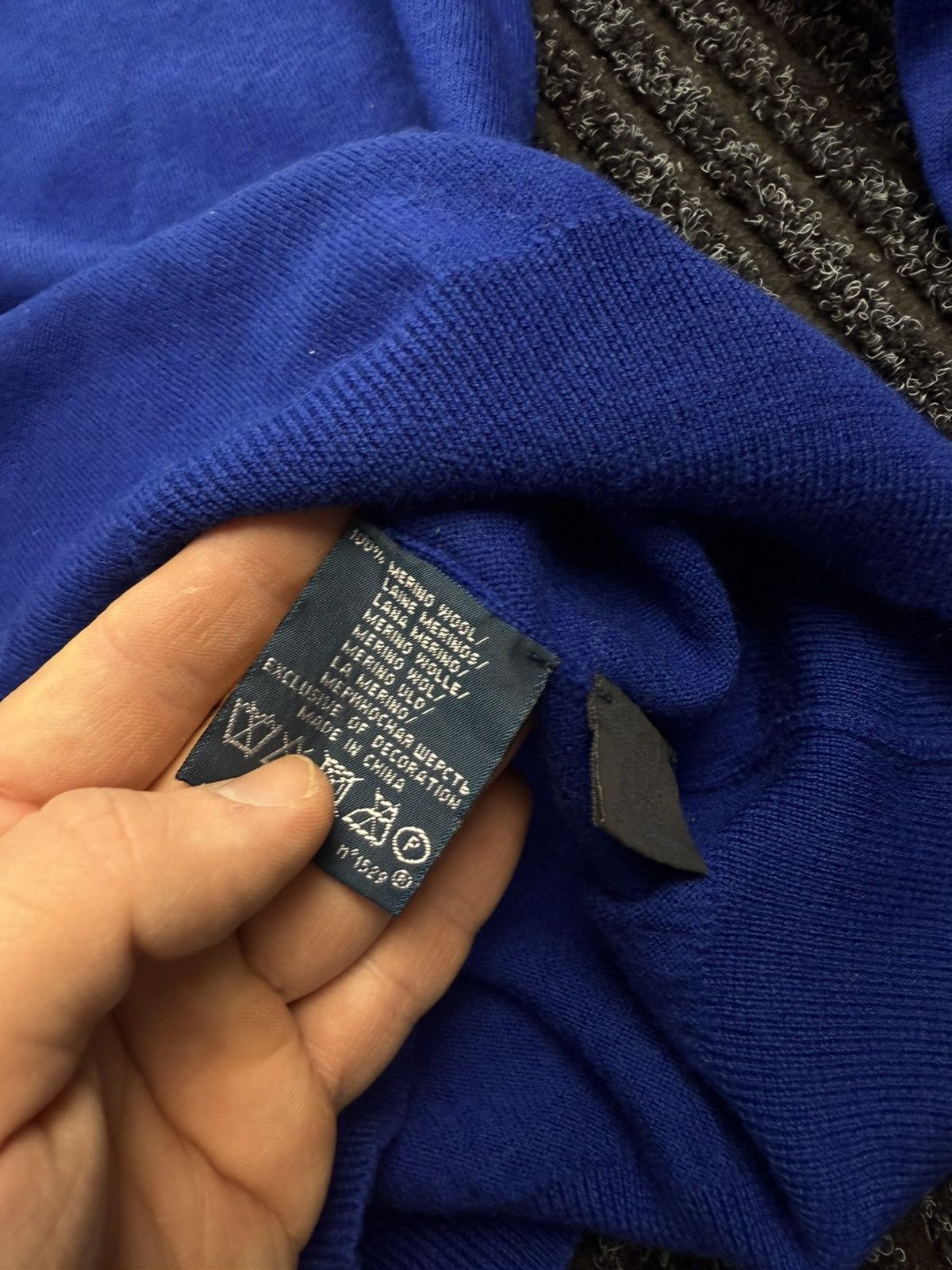 Polo Ralph Lauren Polo Ralph Lauren V Neck Merino Wool Sweater Size S Size US S / EU 44-46 / 1 - 4 Thumbnail