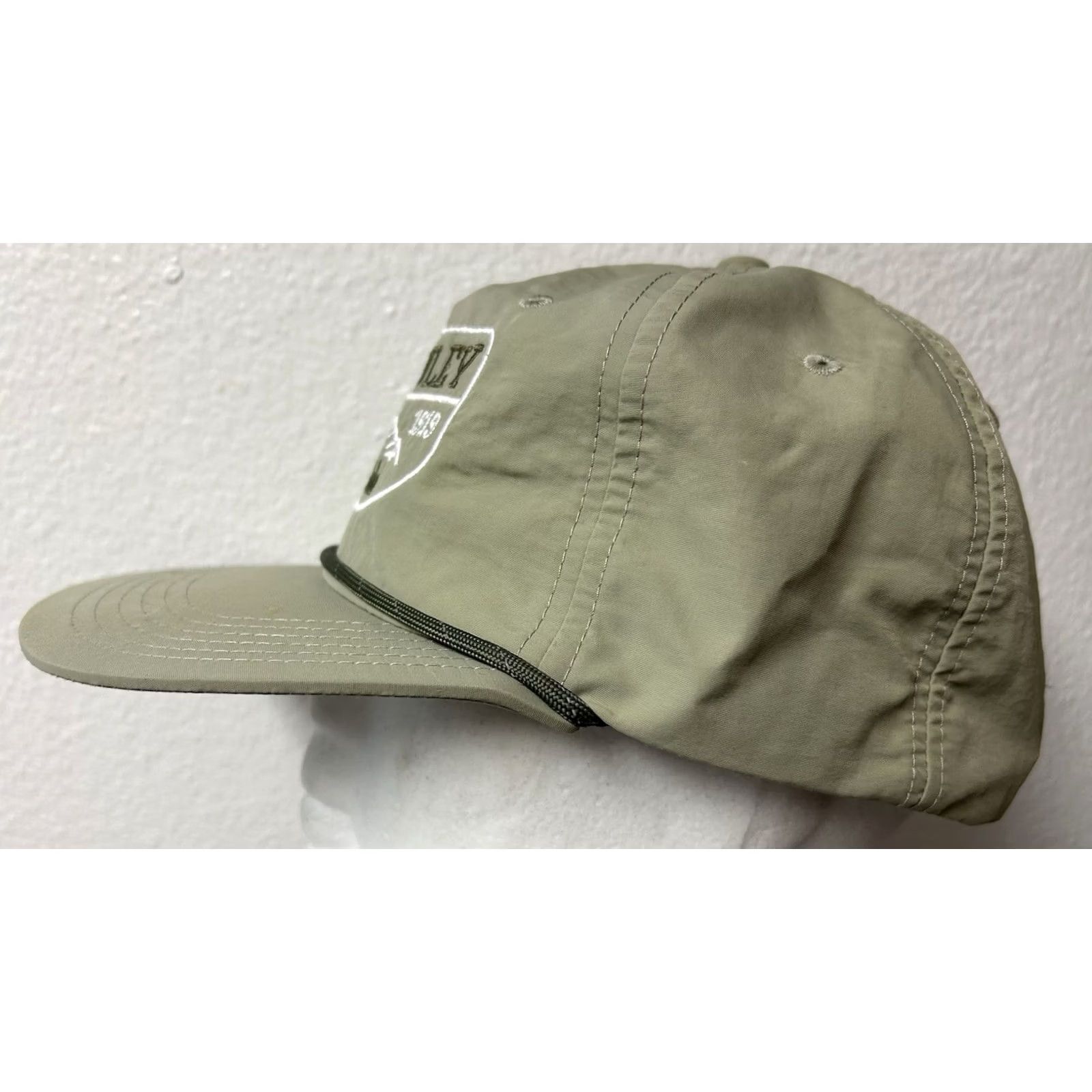 Vintage Stanley Idaho Rope Style Trucker Snapback Hat Cap Beige Mountains NWOT Size ONE SIZE - 4 Thumbnail