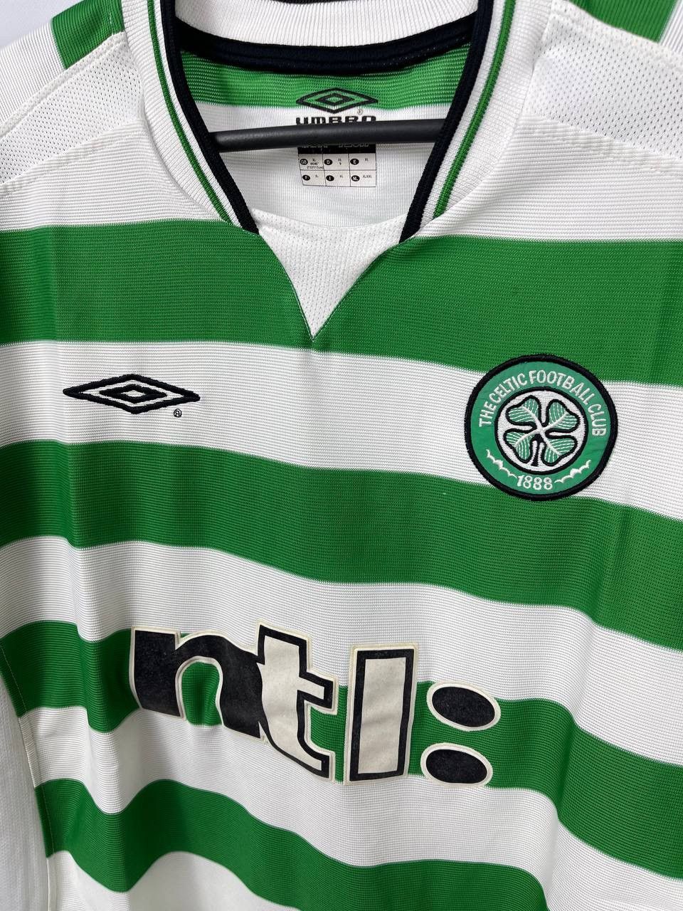 Umbro CELTIC 2002 2003 HOME FOOTBALL SHIRT SOCCER JERSEY UMBRO XL Size US XL / EU 56 / 4 - 3 Thumbnail