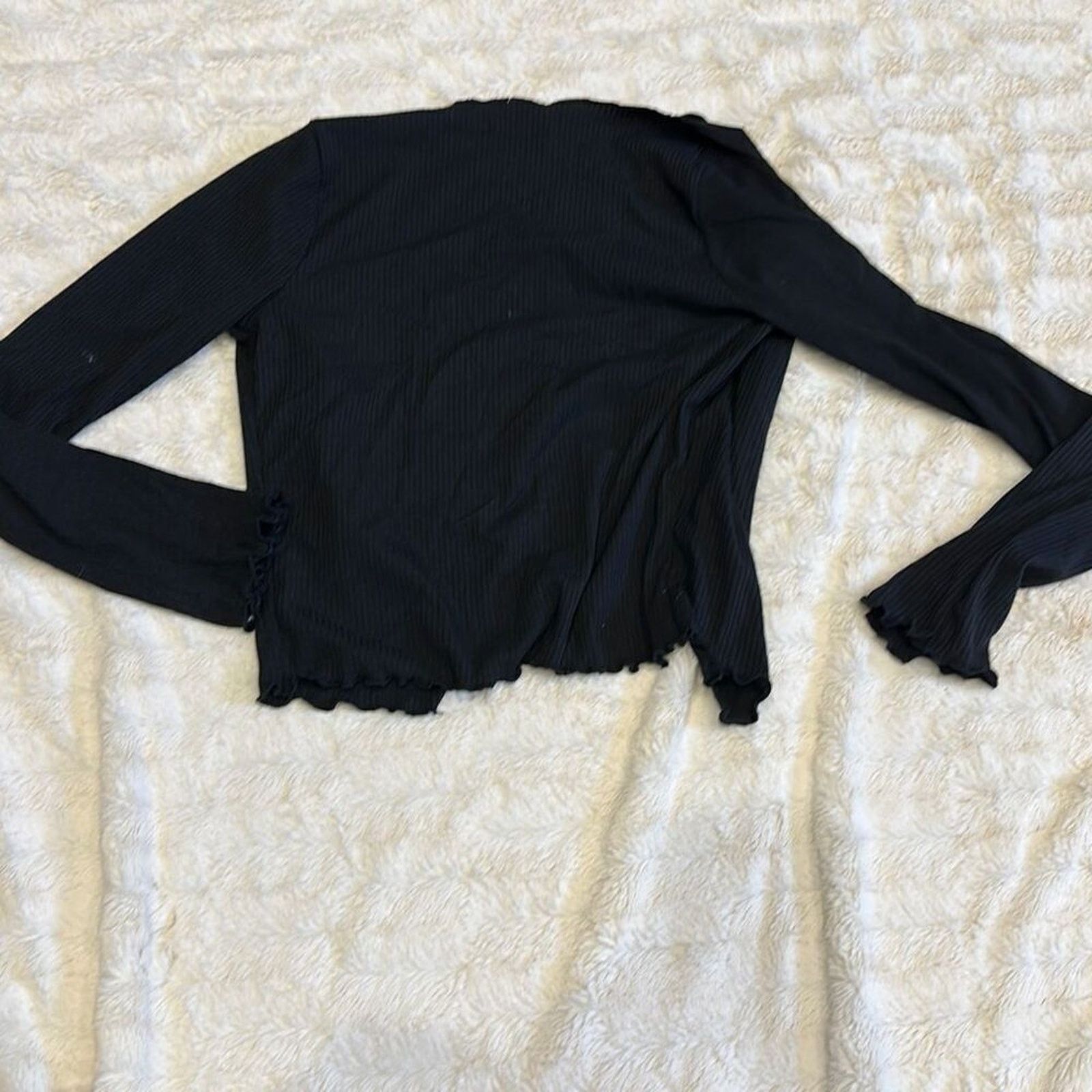 Other Caution to the Wind Black Button-Front Cardigan | Sz S Size S / US 4 / IT 40 - 5 Thumbnail