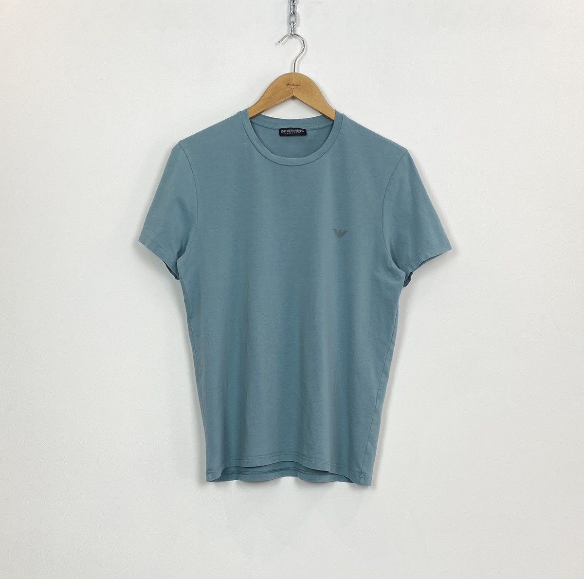 Armani Emporio Armani Short Sleeve T Shirt Mens Size L-XL Green Top Size US L / EU 52-54 / 3 - 1 Thumbnail