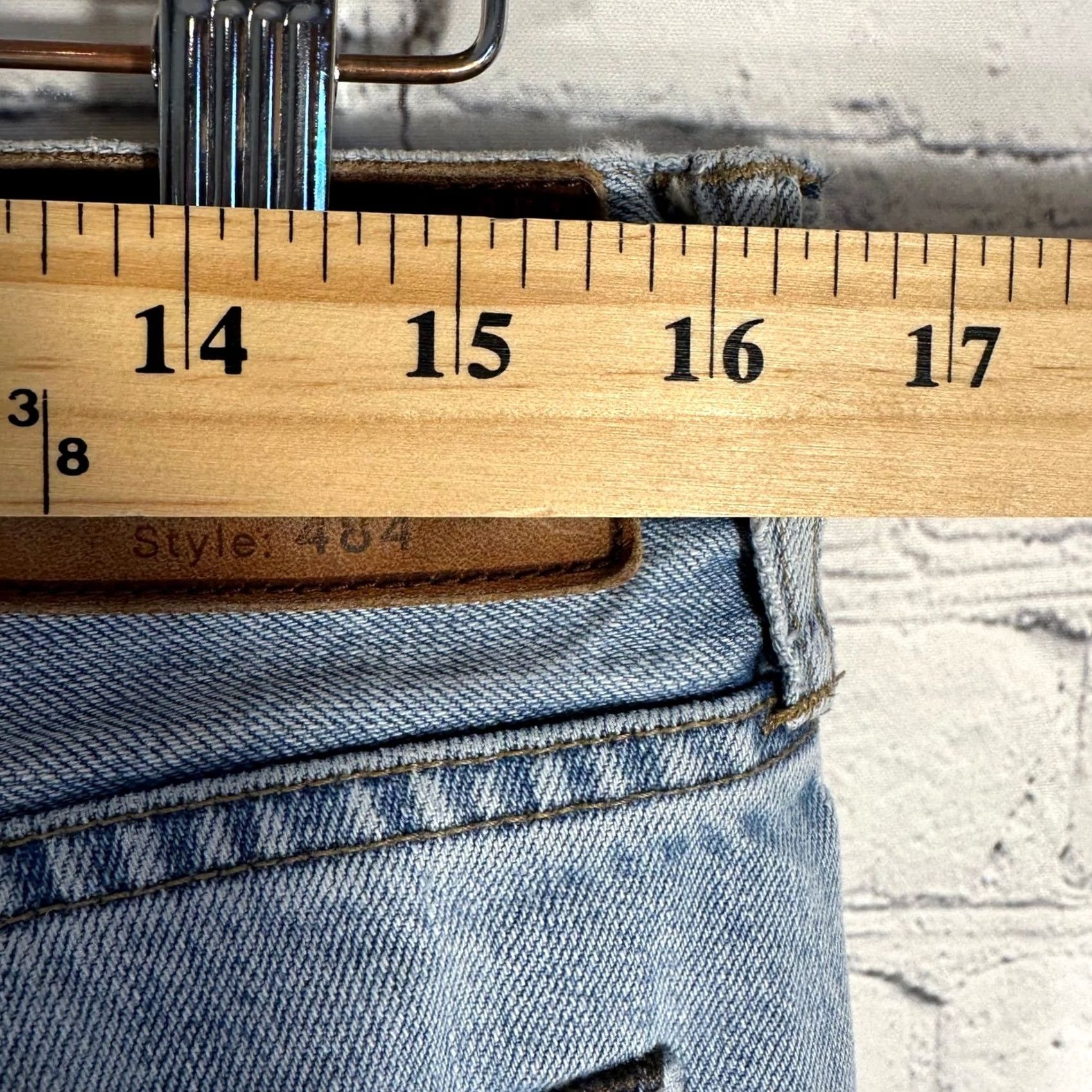 J.Crew J.Crew 484 Slim Fit Jeans Mens 32x31 Light Wash Denim 5-Pocket Design Slim Straight #Blue Womens? Size US 32 / EU 48 - 6 Thumbnail