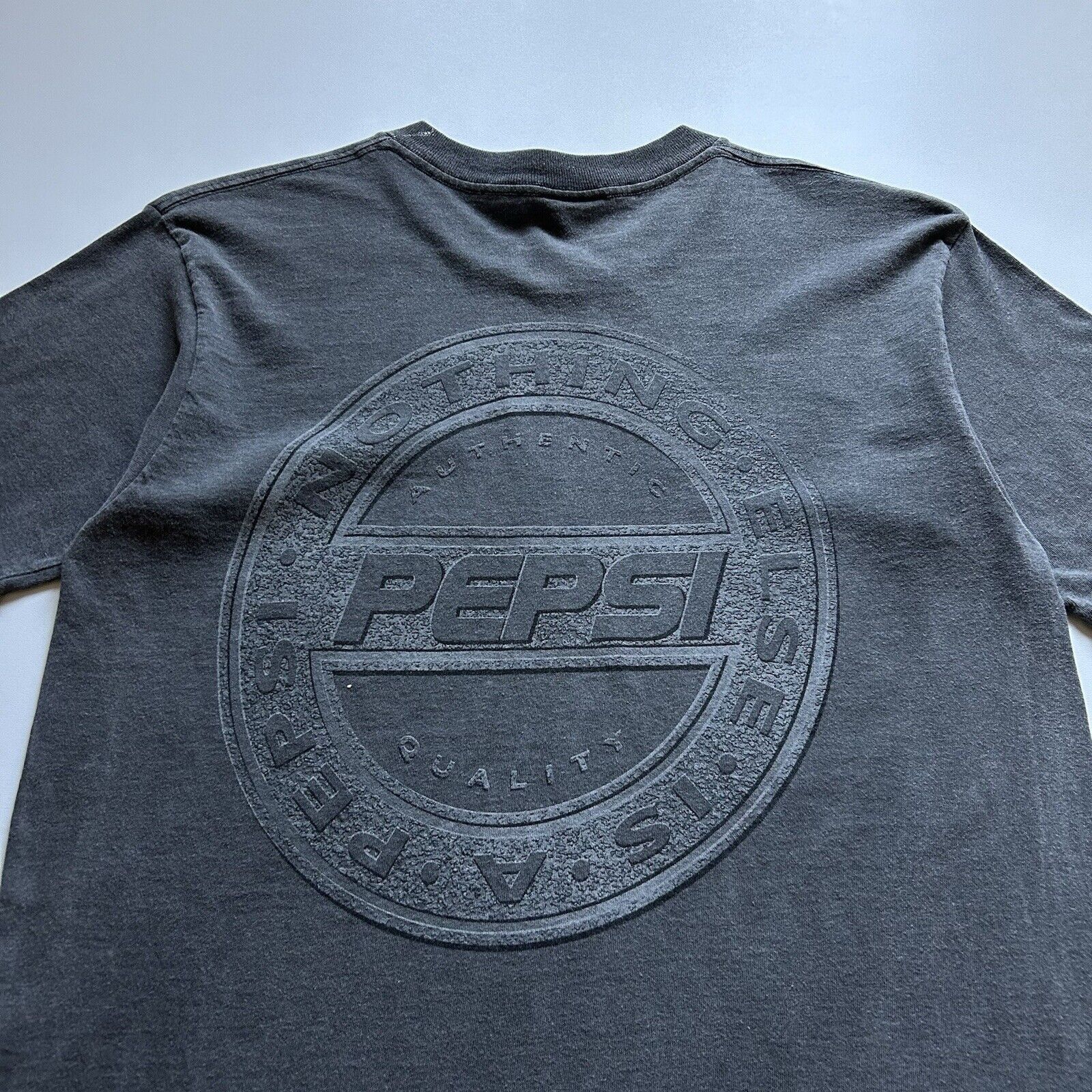 Pepsi Vintage 90s Pepsi Promo T Shirt Medium Single Stitch Faded Size US M / EU 48-50 / 2 - 2 Thumbnail