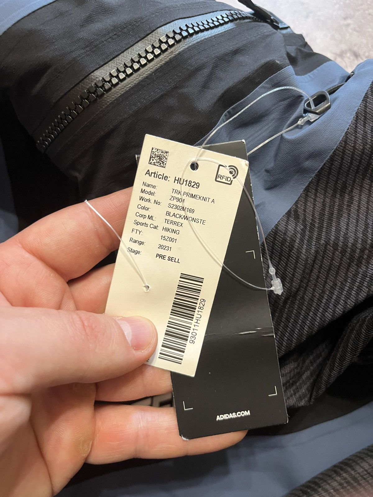 Adidas adidas Terrex TRK Primeknit Anorak Jacket Men’s HU1829 Size US M / EU 48-50 / 2 - 10 Thumbnail