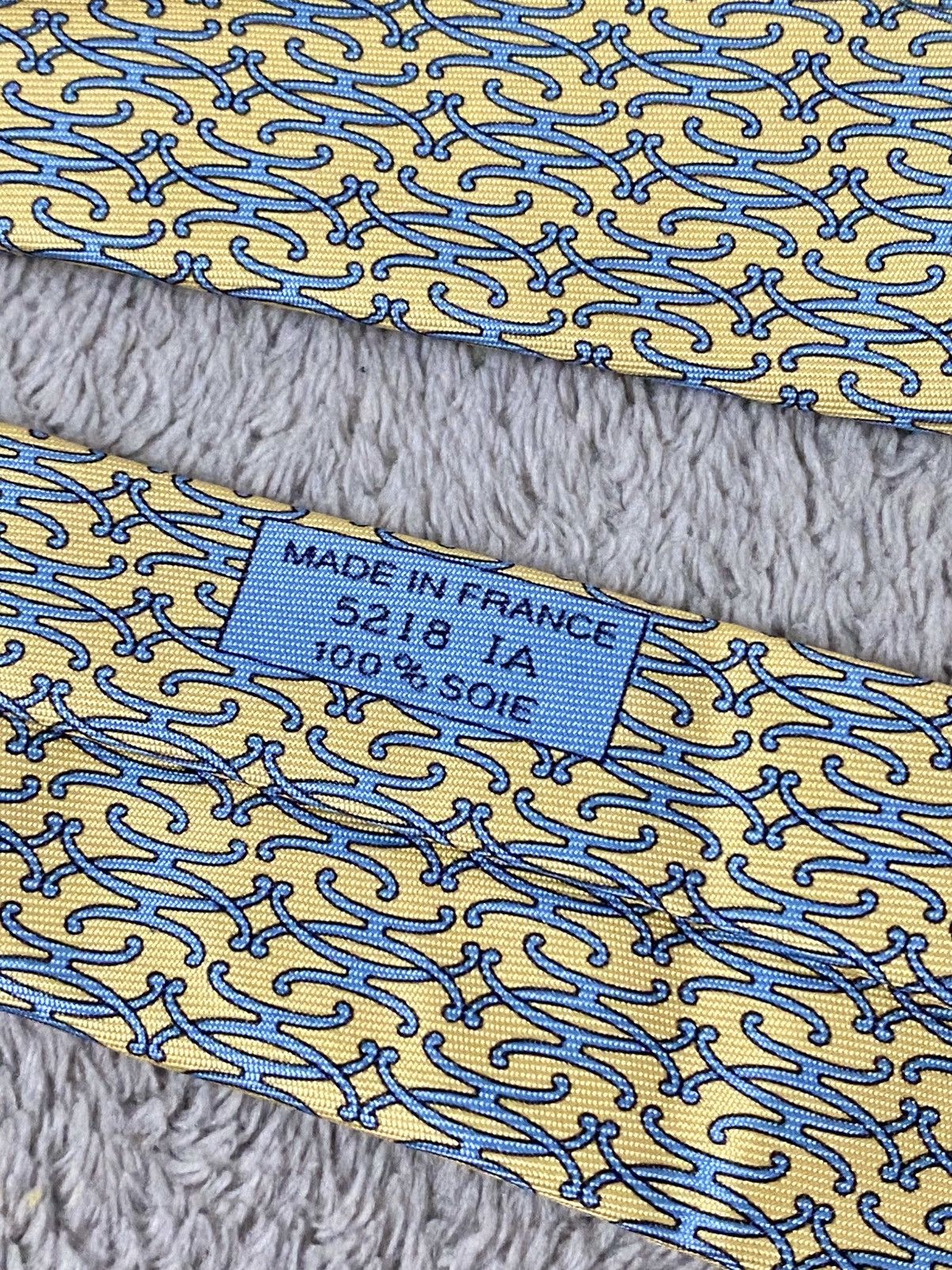 Hermes Hermès Silk Necktie Size ONE SIZE - 7 Thumbnail