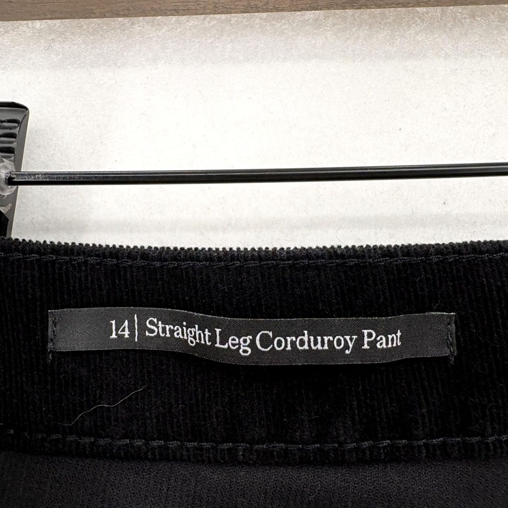 Talbots Talbots Black Corduroy Dress Pants Womens 14 Slimming Stretch NWT Pockets Flat Front 30in Inseam Size 36" / US 14 / IT 50 - 5 Thumbnail