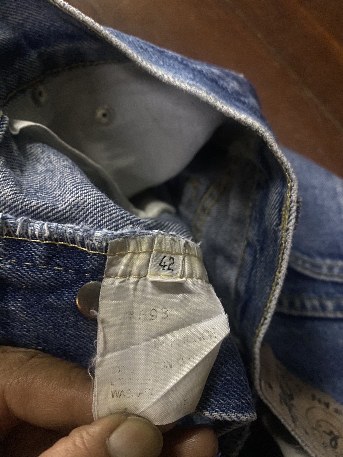 agnes b. FIRE 🔥 vintage 90s AGNES B flare jeans nice faded Size US 34 / EU 50 - 24 Thumbnail