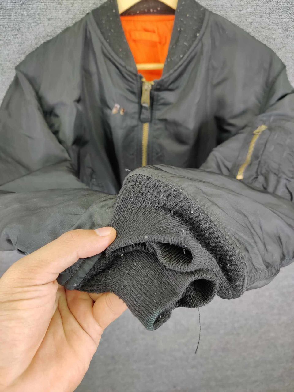 Alpha Industries Vintage Alpha Industries MA-1 Flight Bomber Jacket Size US S / EU 44-46 / 1 - 12 Thumbnail