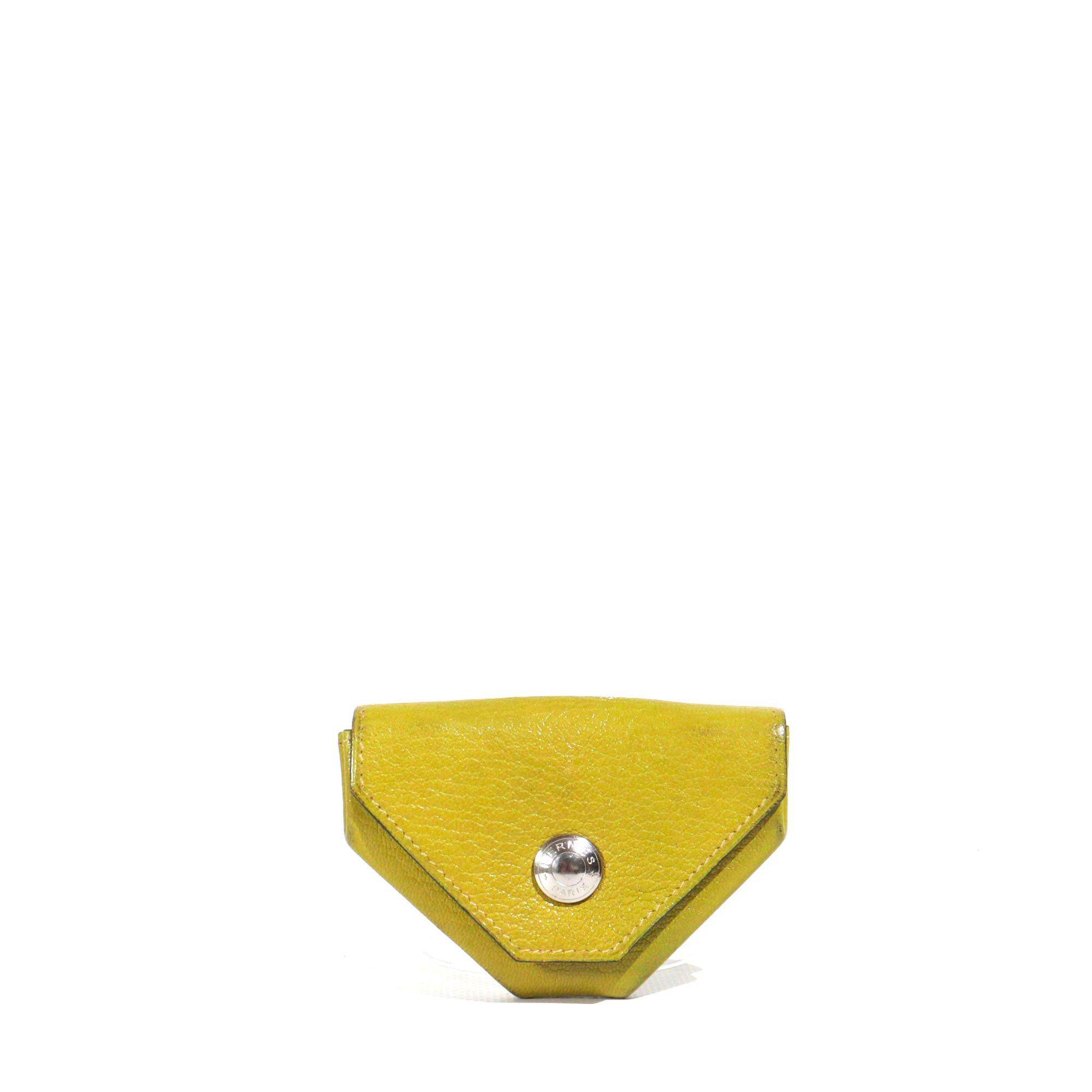 Hermes HERMÈS - Hermès purse in green grained leather Size ONE SIZE - 1 Thumbnail