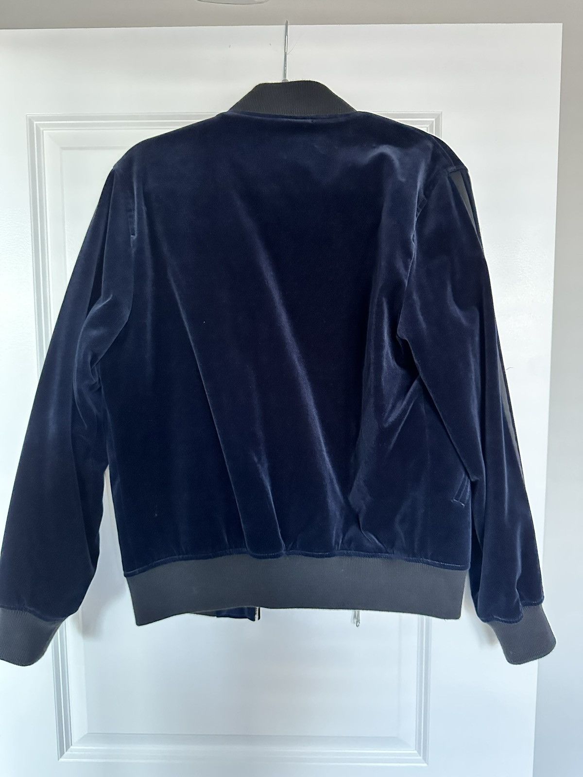 J.Crew J. Crew Blue Velvet Bomber Sz Small Size US S / EU 44-46 / 1 - 4 Thumbnail