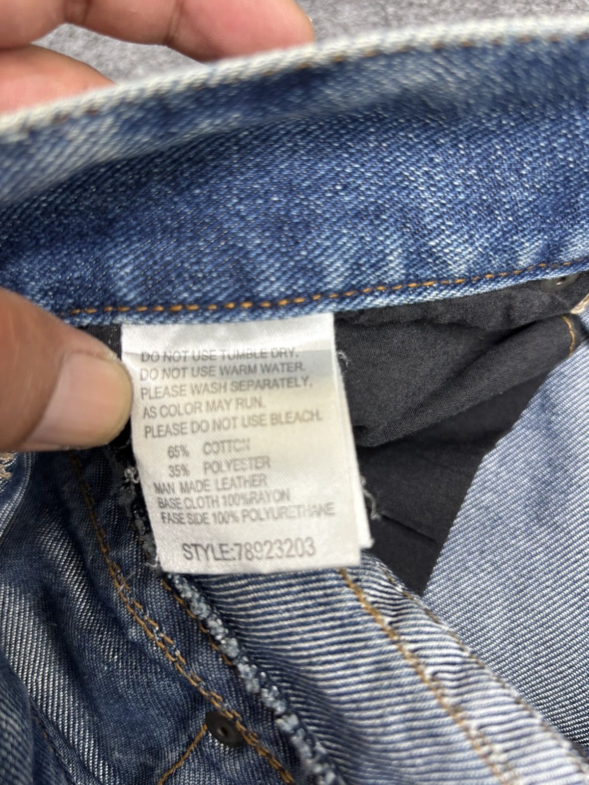 Seditionaries 💥Sick Super Flare Patchwork💥Icom Distressed Denim F596 Size US 34 / EU 50 - 23 Thumbnail
