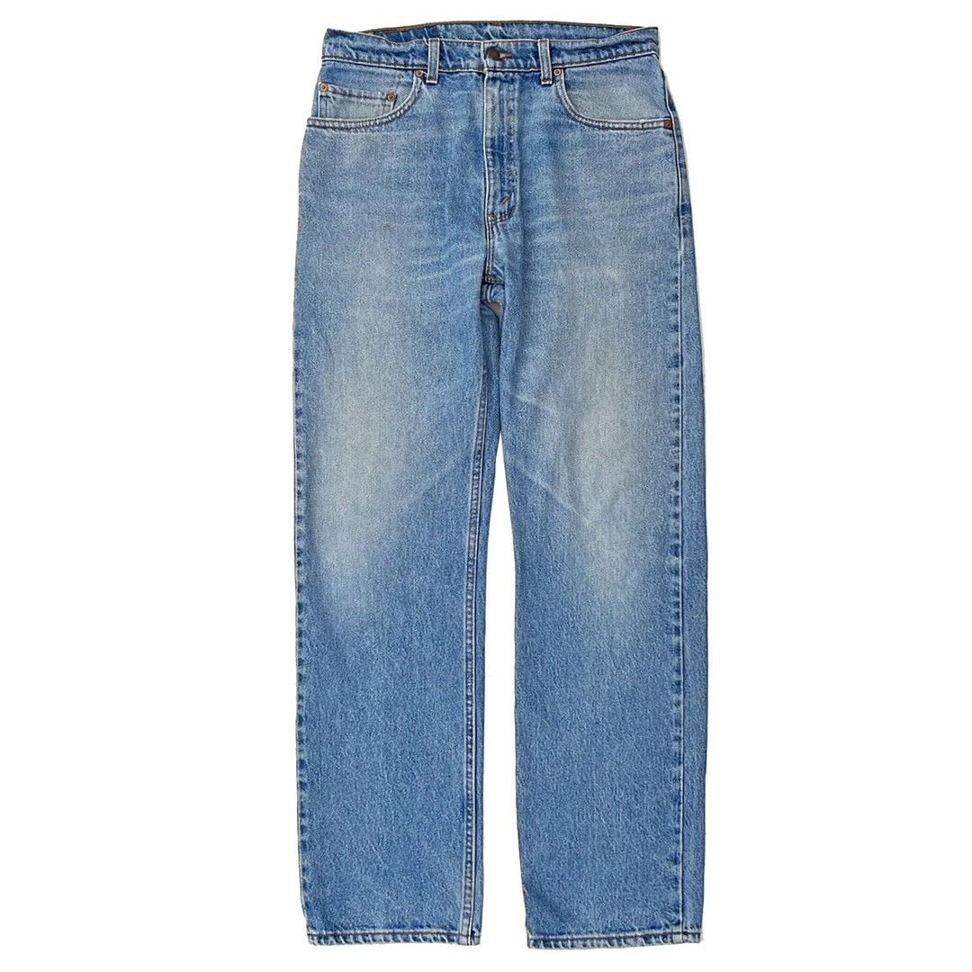 Levi's × Vintage Levi’s 505 1990 90s Vintage W33 Straight Blue Denim Jeans Size US 33 - 2 Thumbnail