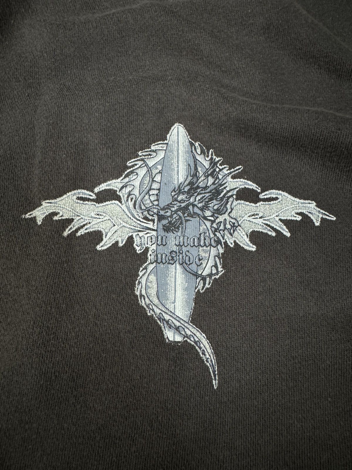 Japanese Brand Vintage Y2K 90s Backhit Tshirt Inspired by Chrome Hearts Size US L / EU 52-54 / 3 - 8 Thumbnail