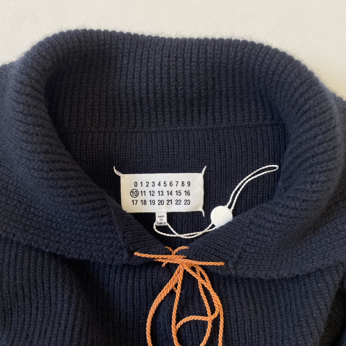 Maison Margiela A/W 21 ‘Sailor Collar’ Ribbed Knit Sweater Size US S / EU 44-46 / 1 - 6 Thumbnail
