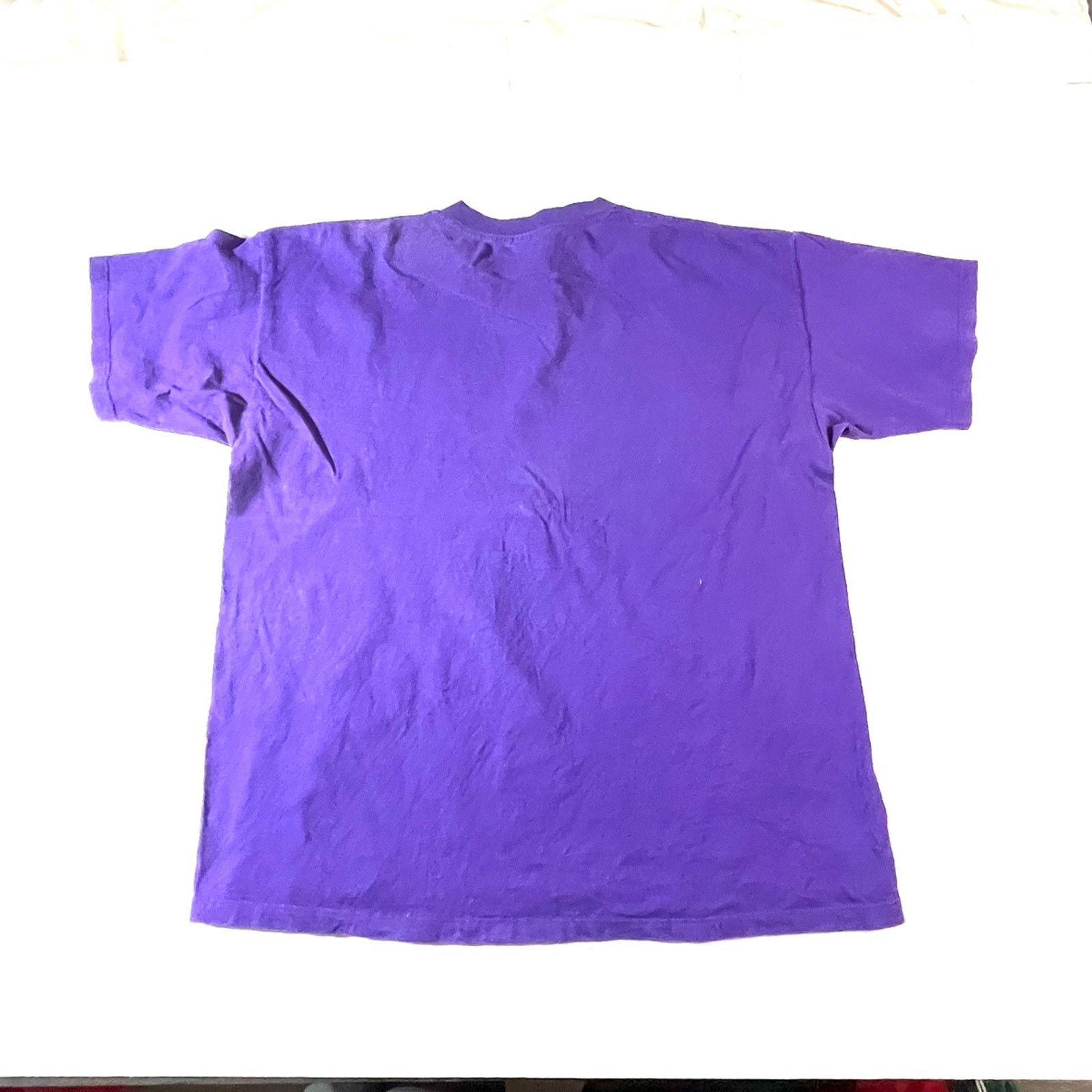 Other Vintage 2000’s Gildan Heavyweight Purple Blank Shirt Large Size US L / EU 52-54 / 3 - 6 Thumbnail
