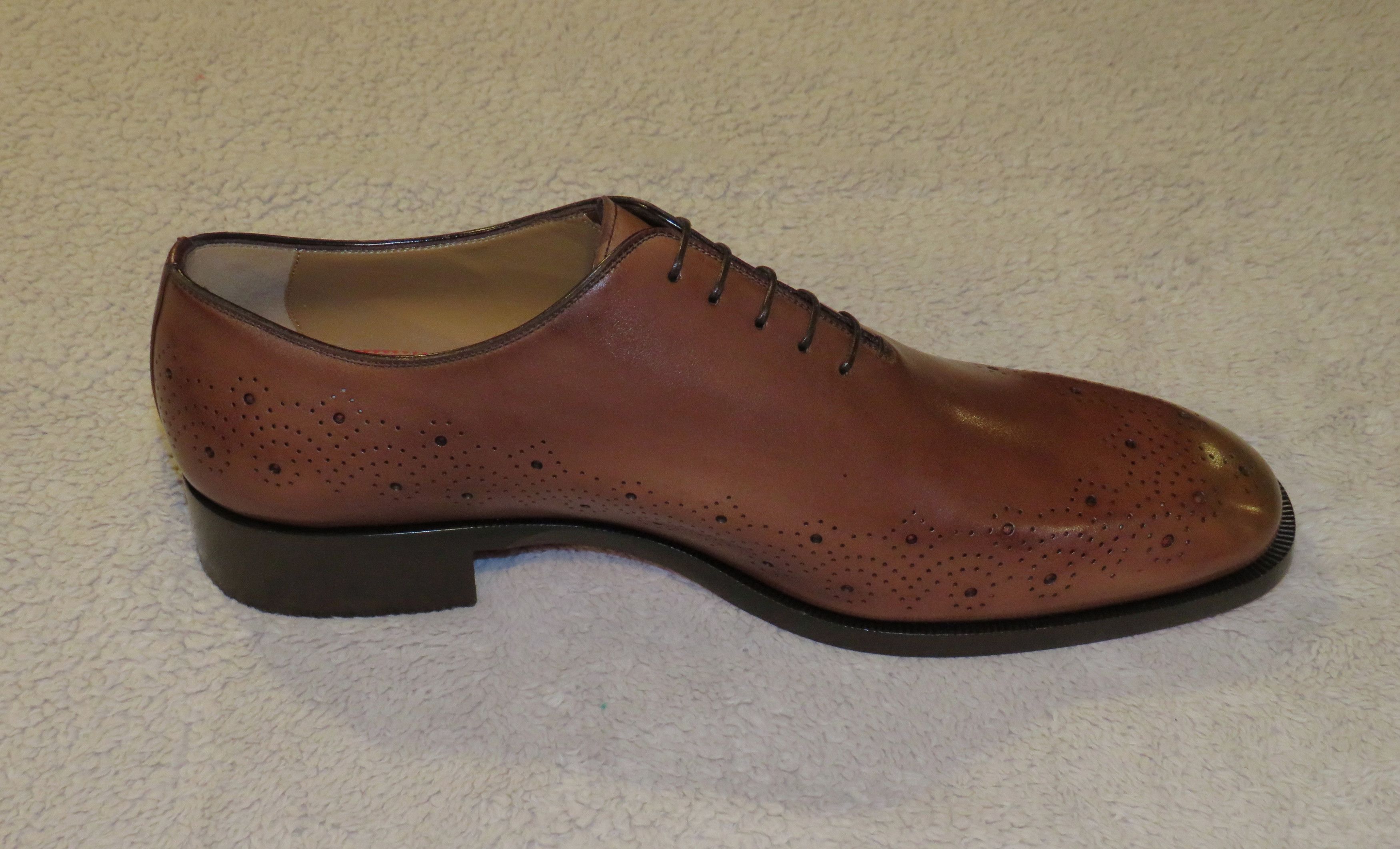 Christian Louboutin Corteobello Havane Medallion Red Bottom Oxford US 13 NWB Size US 13 / EU 46 - 5 Thumbnail