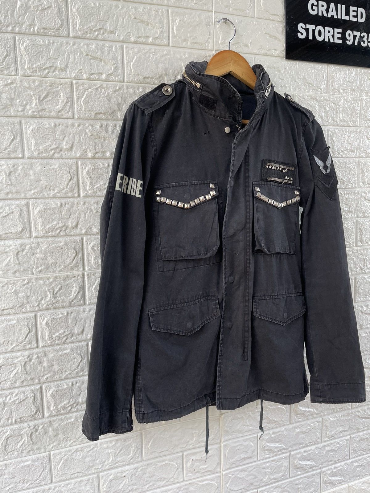 Japanese Brand Vintage Distress Punk Jacket Design Size US S / EU 44-46 / 1 - 3 Thumbnail