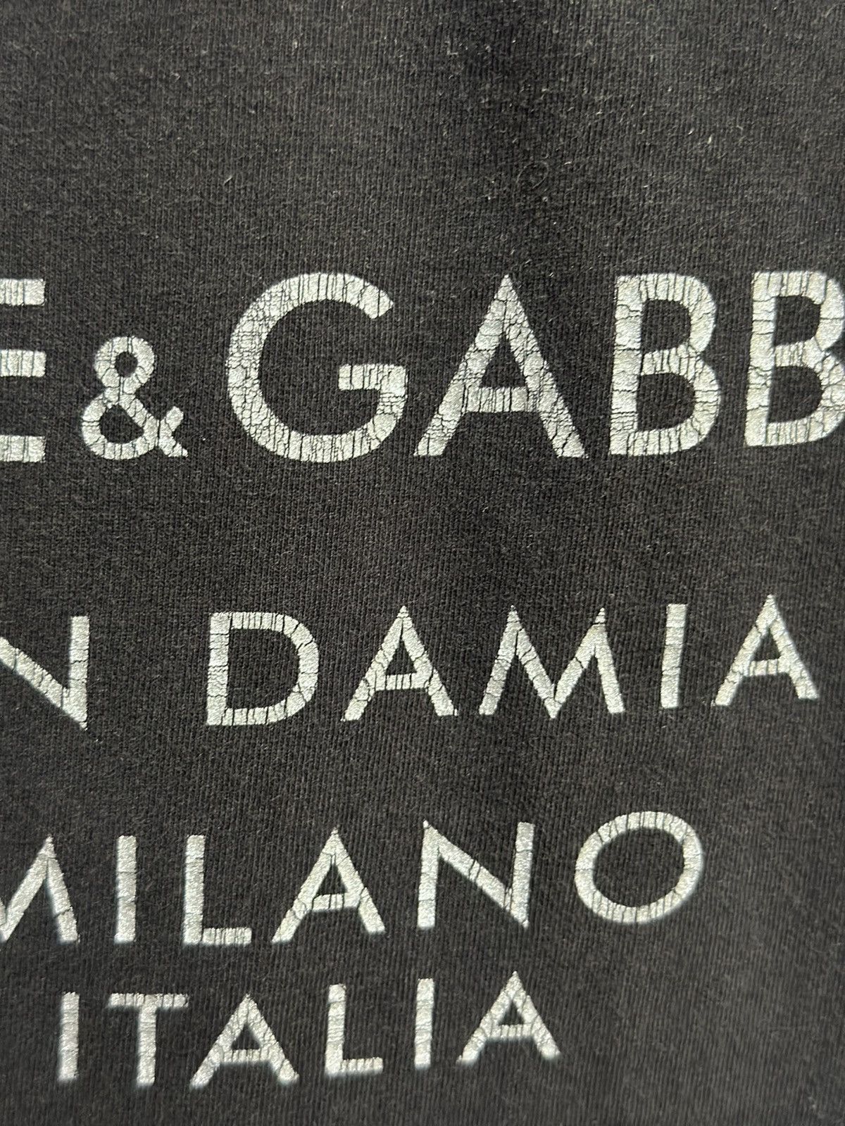 Dolce & Gabbana Vintage Dolce & Gabbana Via San Damiano 7 Milano Faded Tee Size US L / EU 52-54 / 3 - 3 Thumbnail